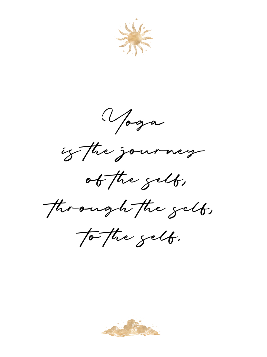 Yoga Quote Poster