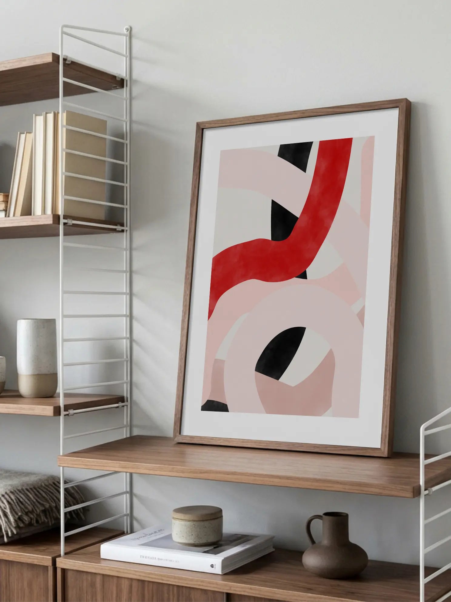A Red Line Poster