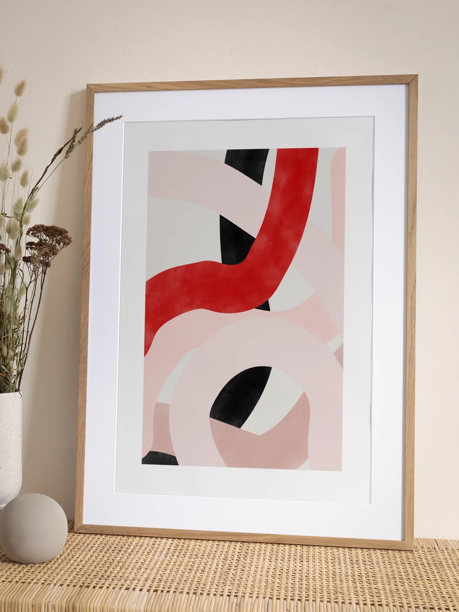 A Red Line Poster