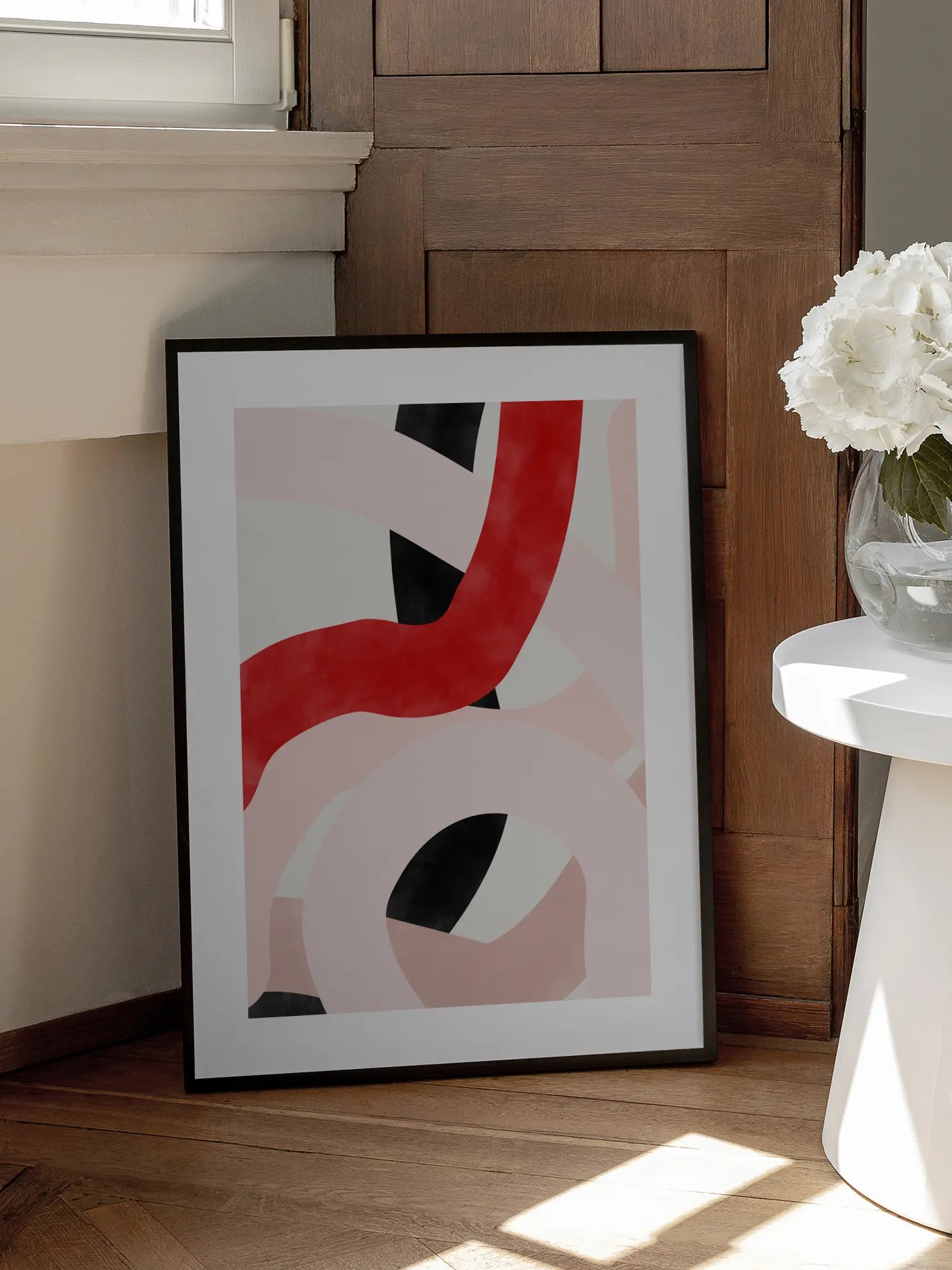 A Red Line Poster