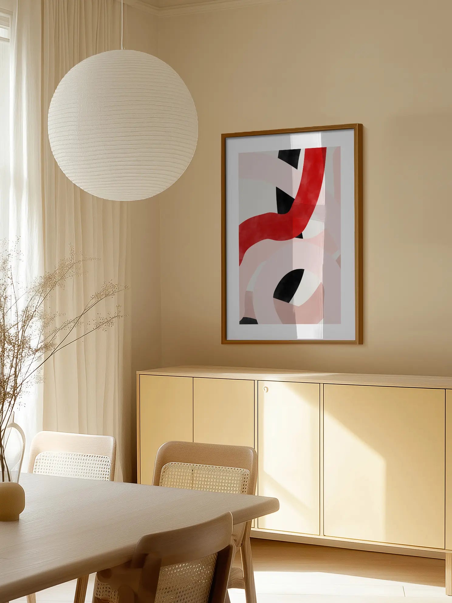 A Red Line Poster