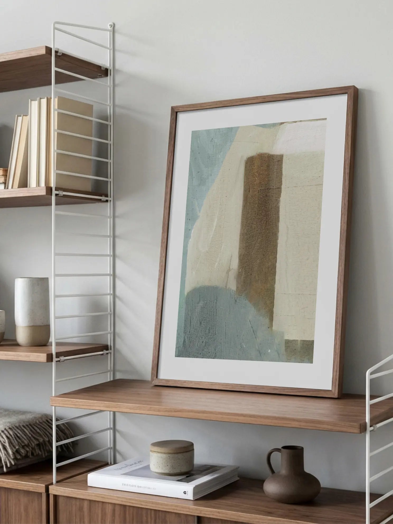 Abstract Acrylic Painting Poster