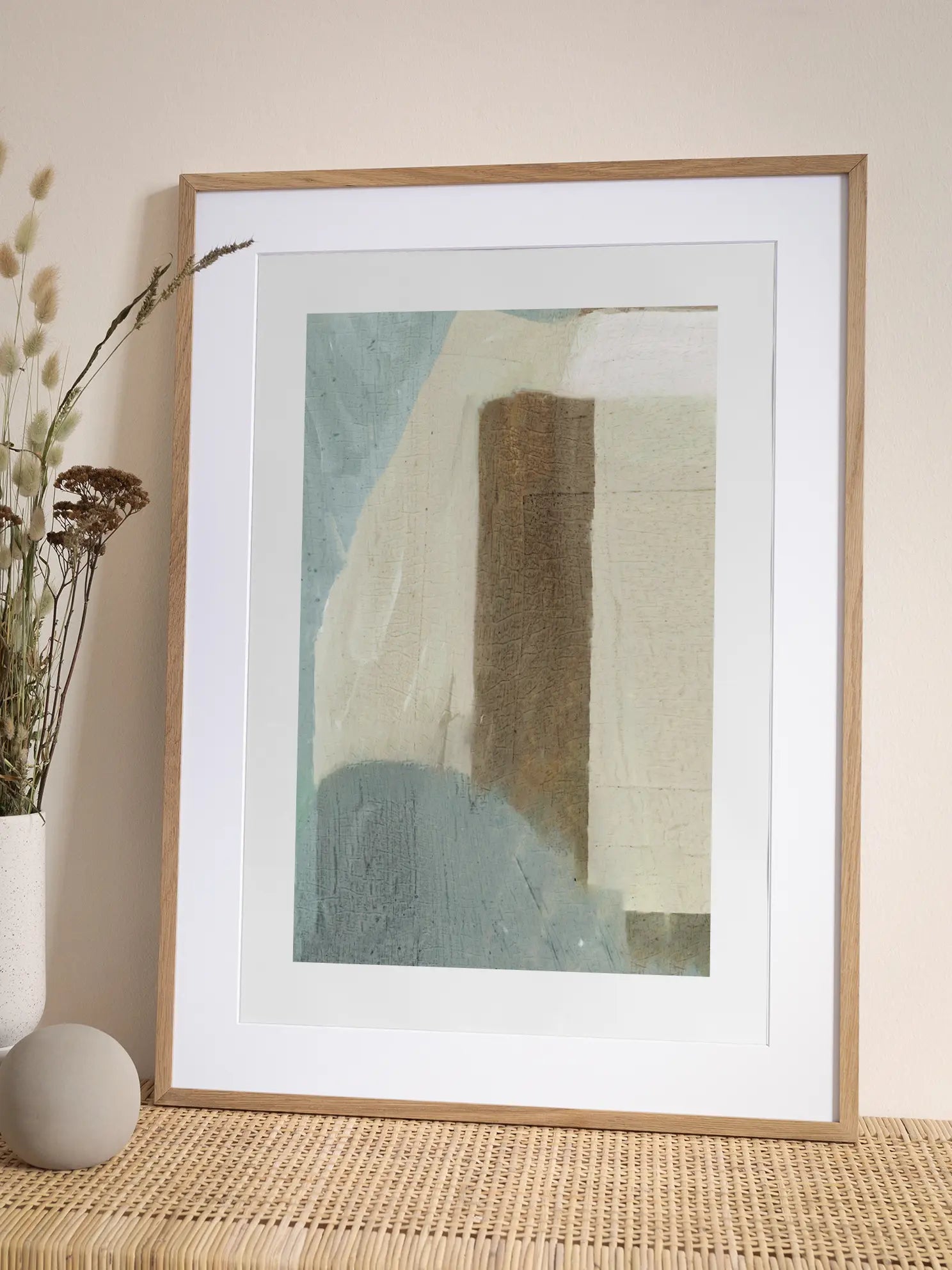 Abstract Acrylic Painting Poster