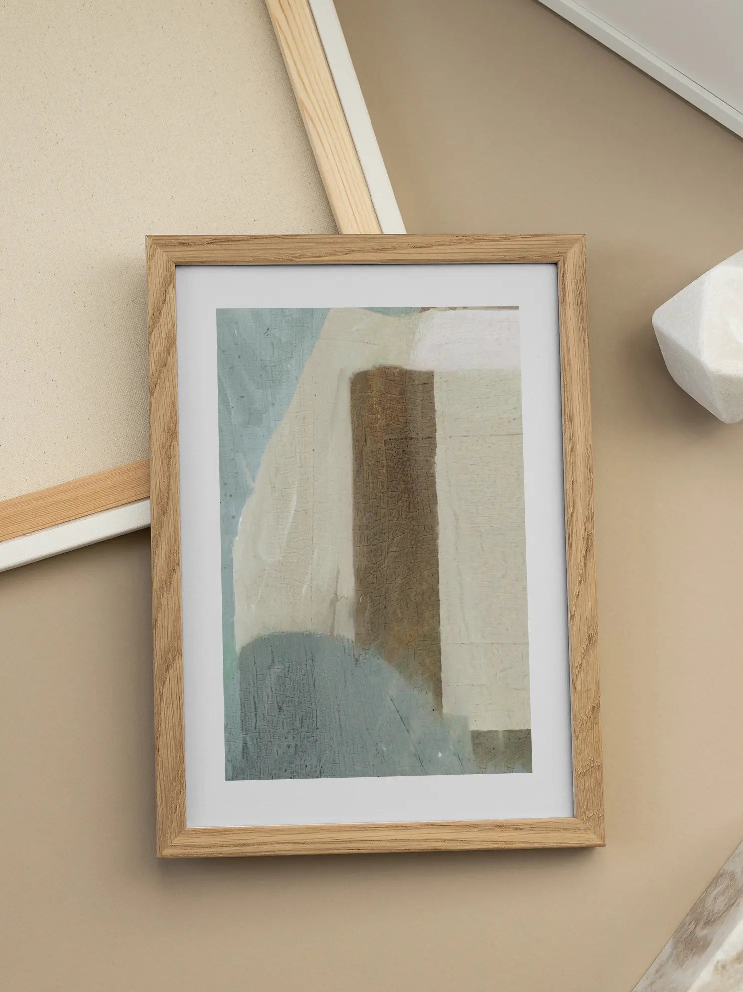 Abstract Acrylic Painting Poster