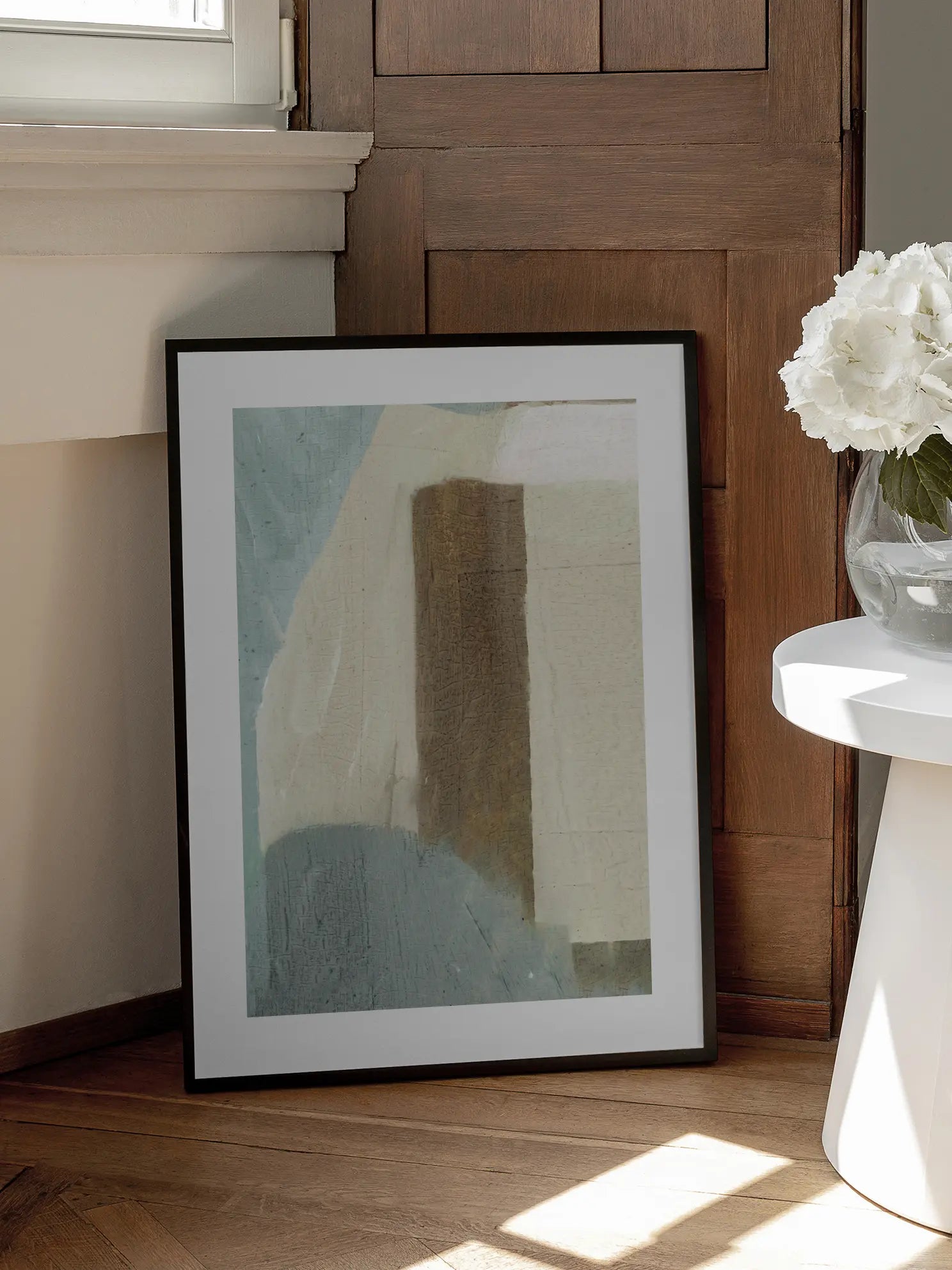 Abstract Acrylic Painting Poster