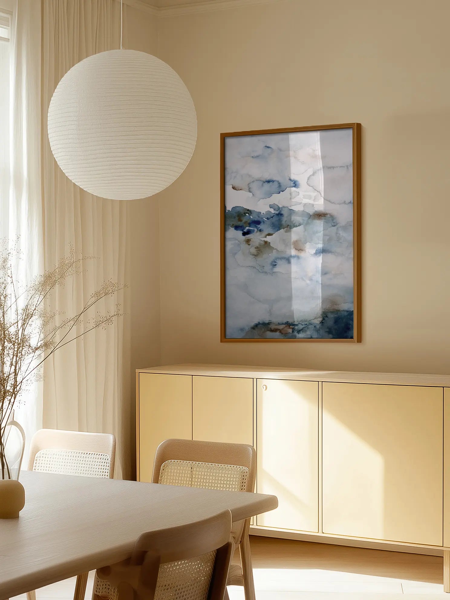 Abstract Aquarelle Poster