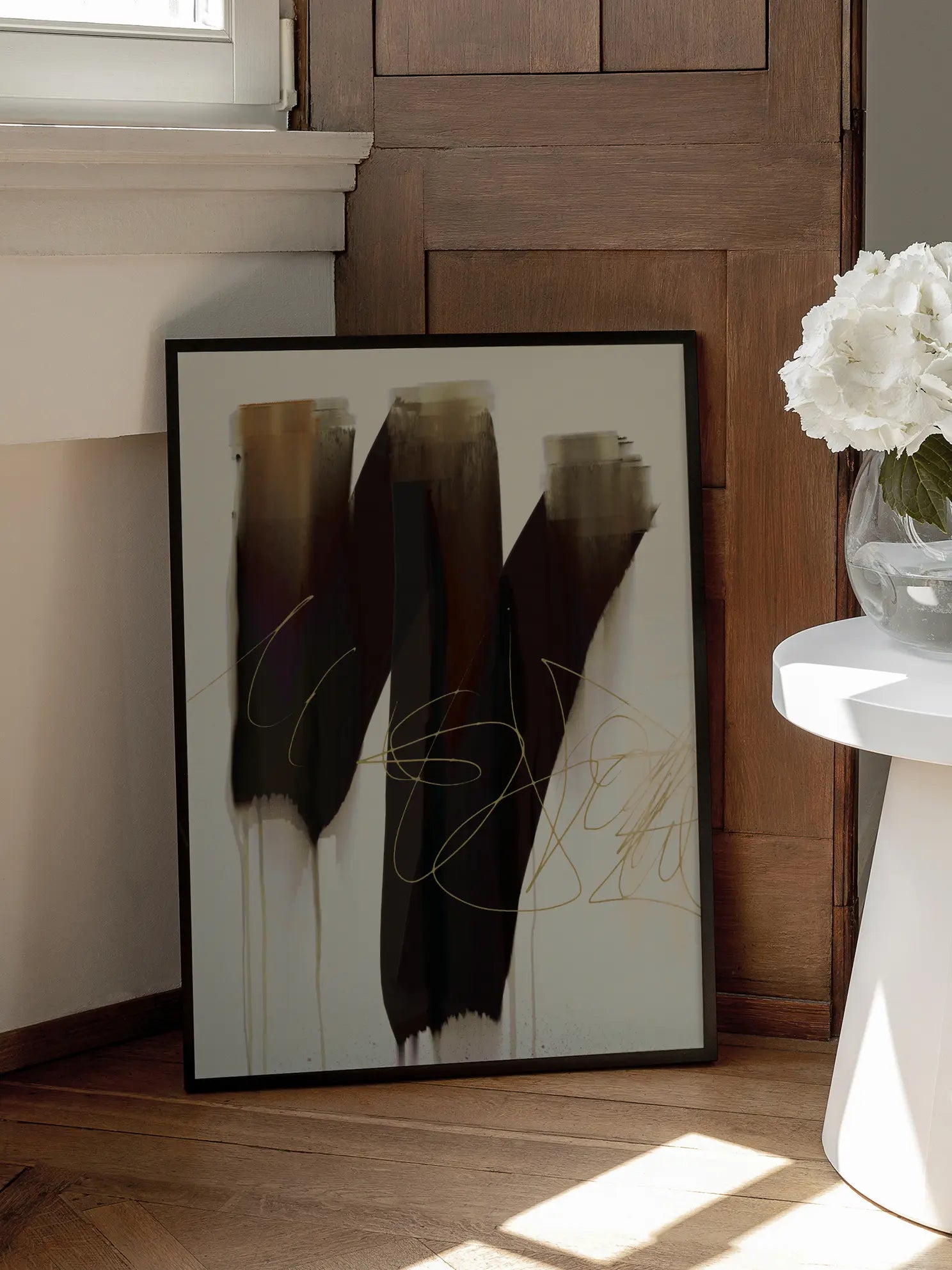 Abstract Art Strokes Poster