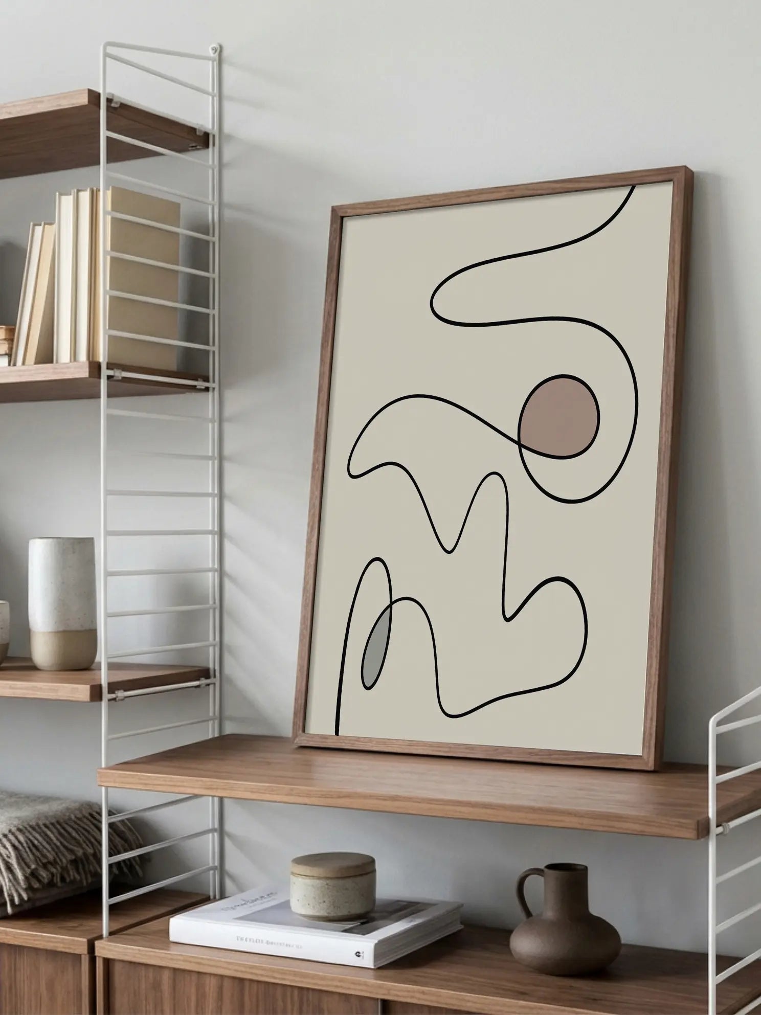 Abstract Beige Poster