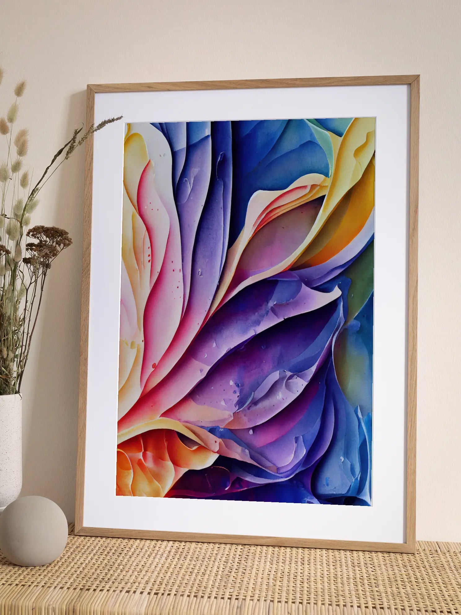 Abstract Bloom Poster