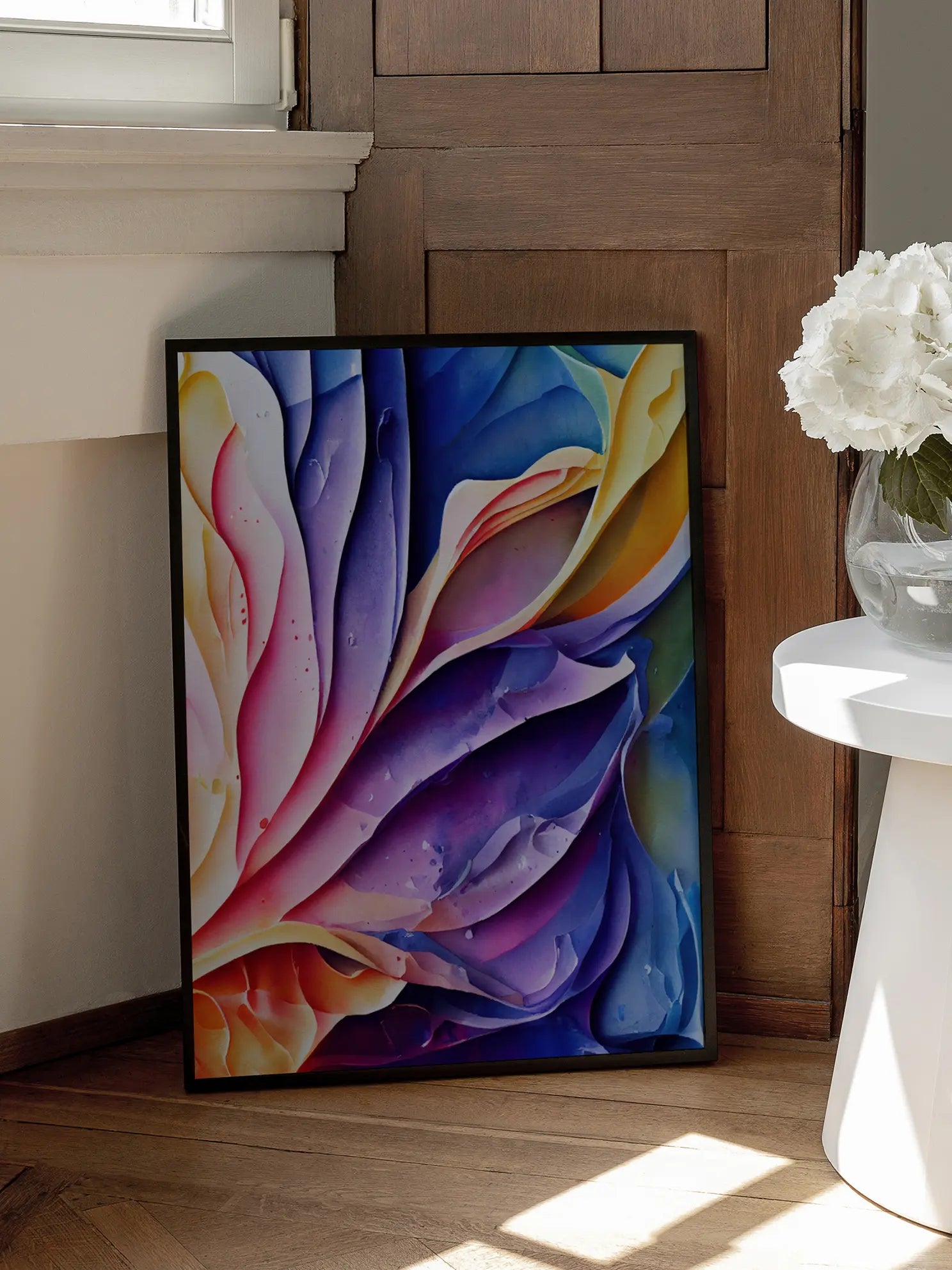 Abstract Bloom Poster