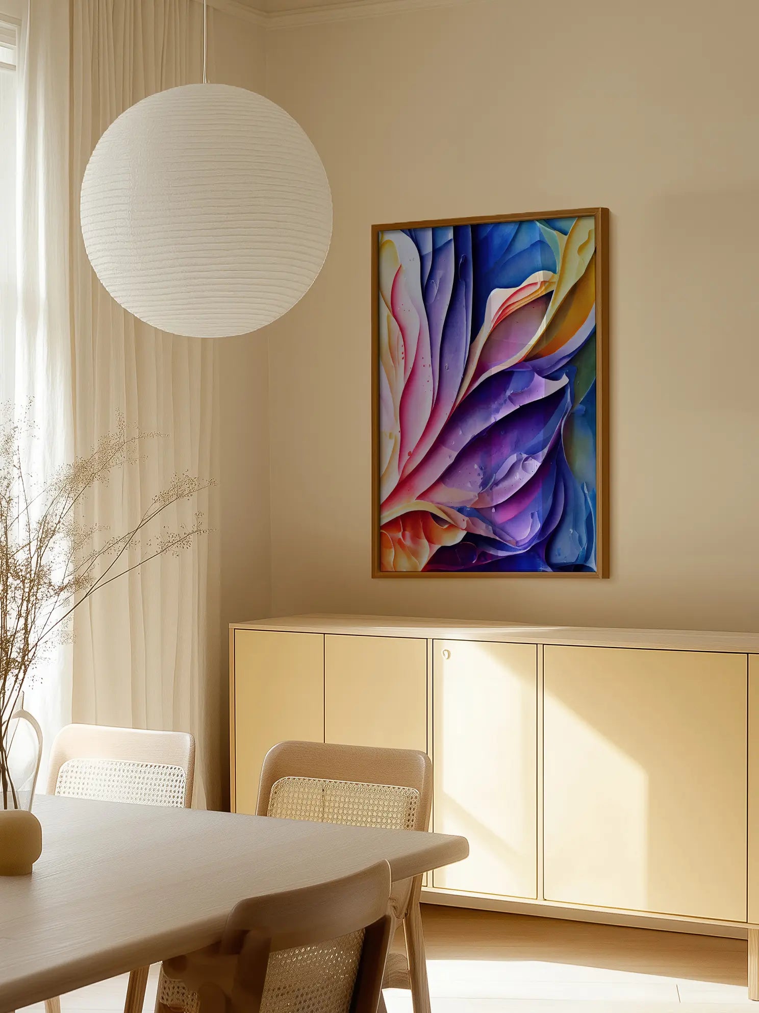 Abstract Bloom Poster