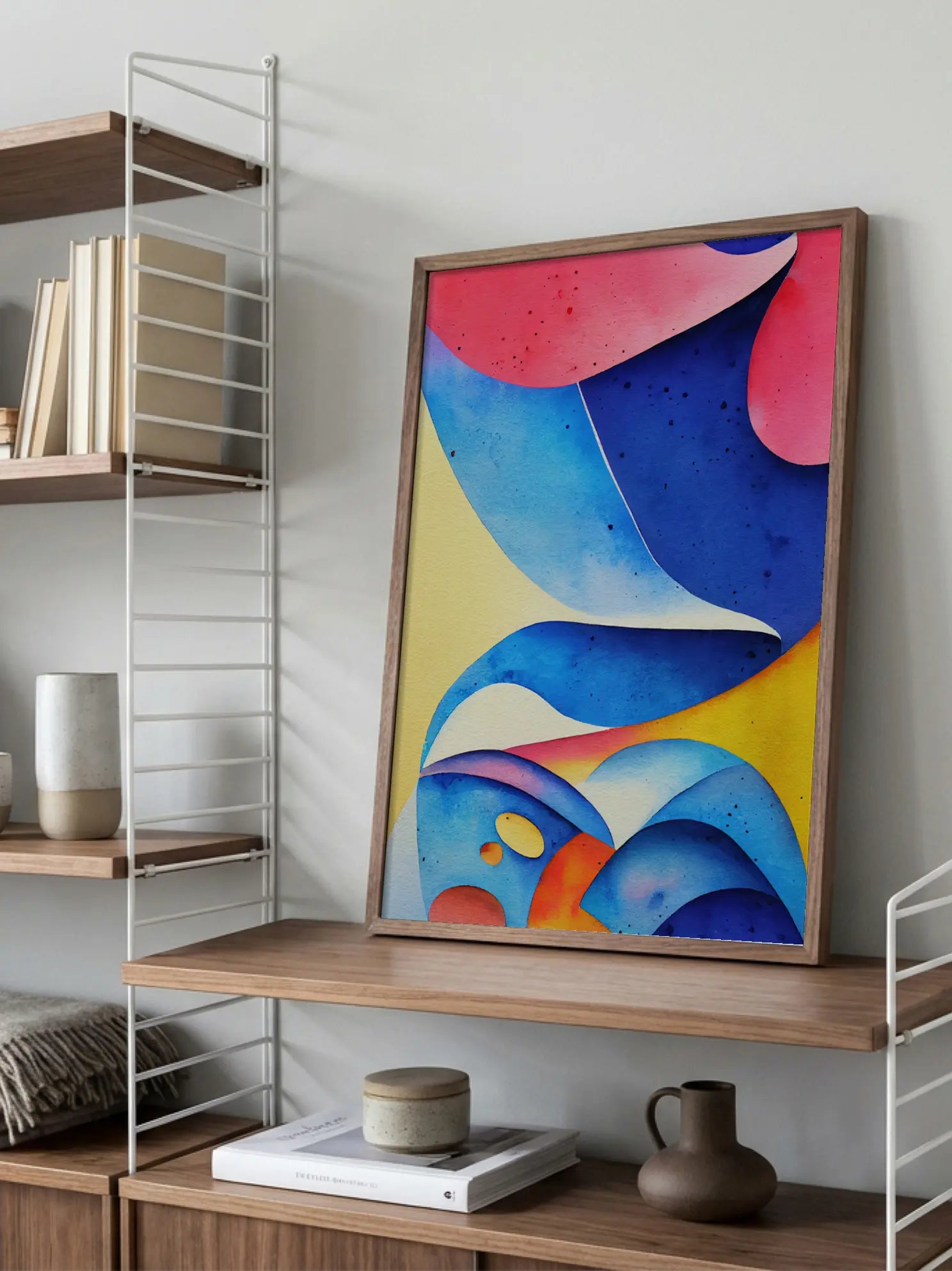 Abstract Blue No1 Poster