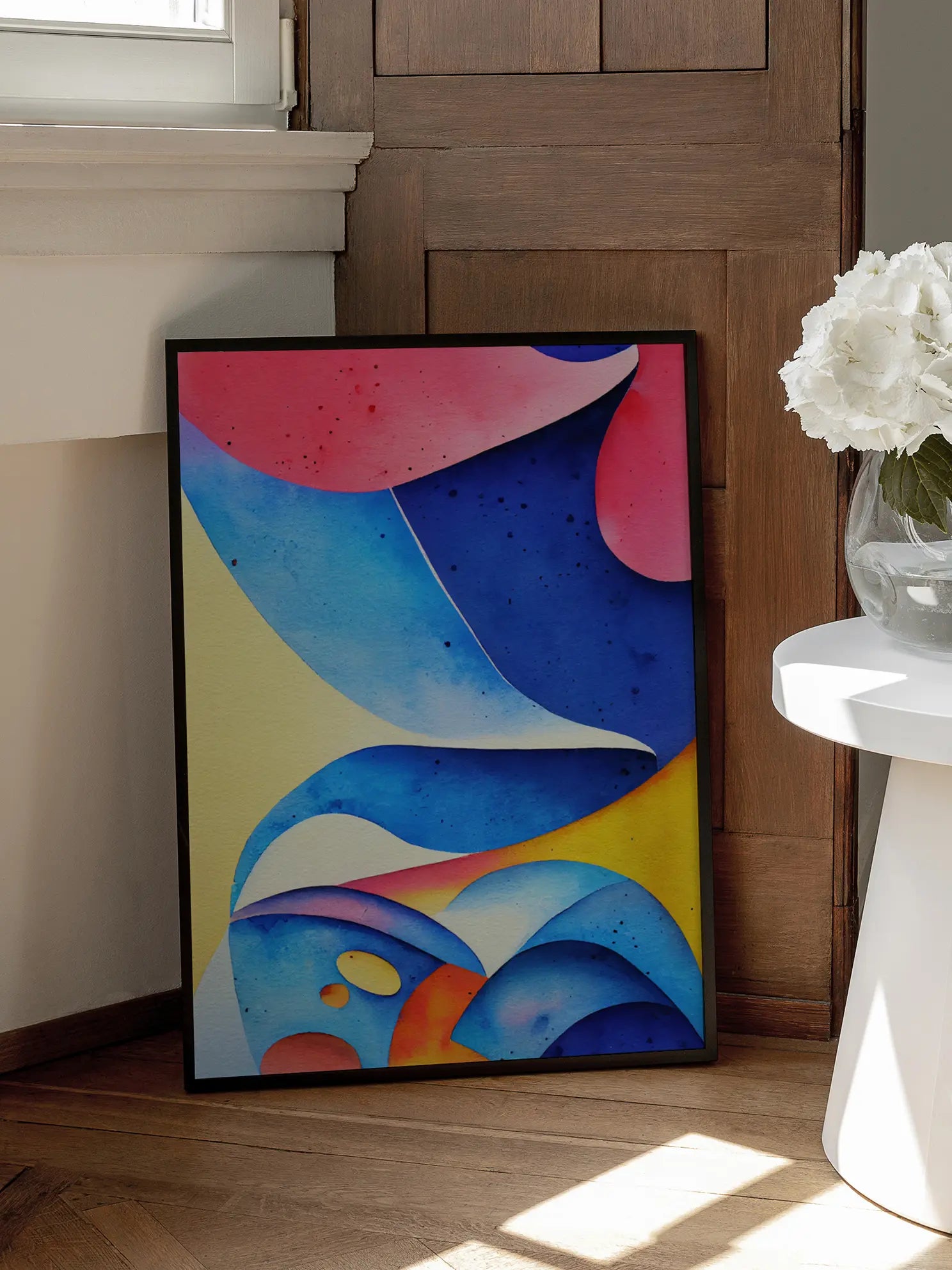 Abstract Blue No1 Poster