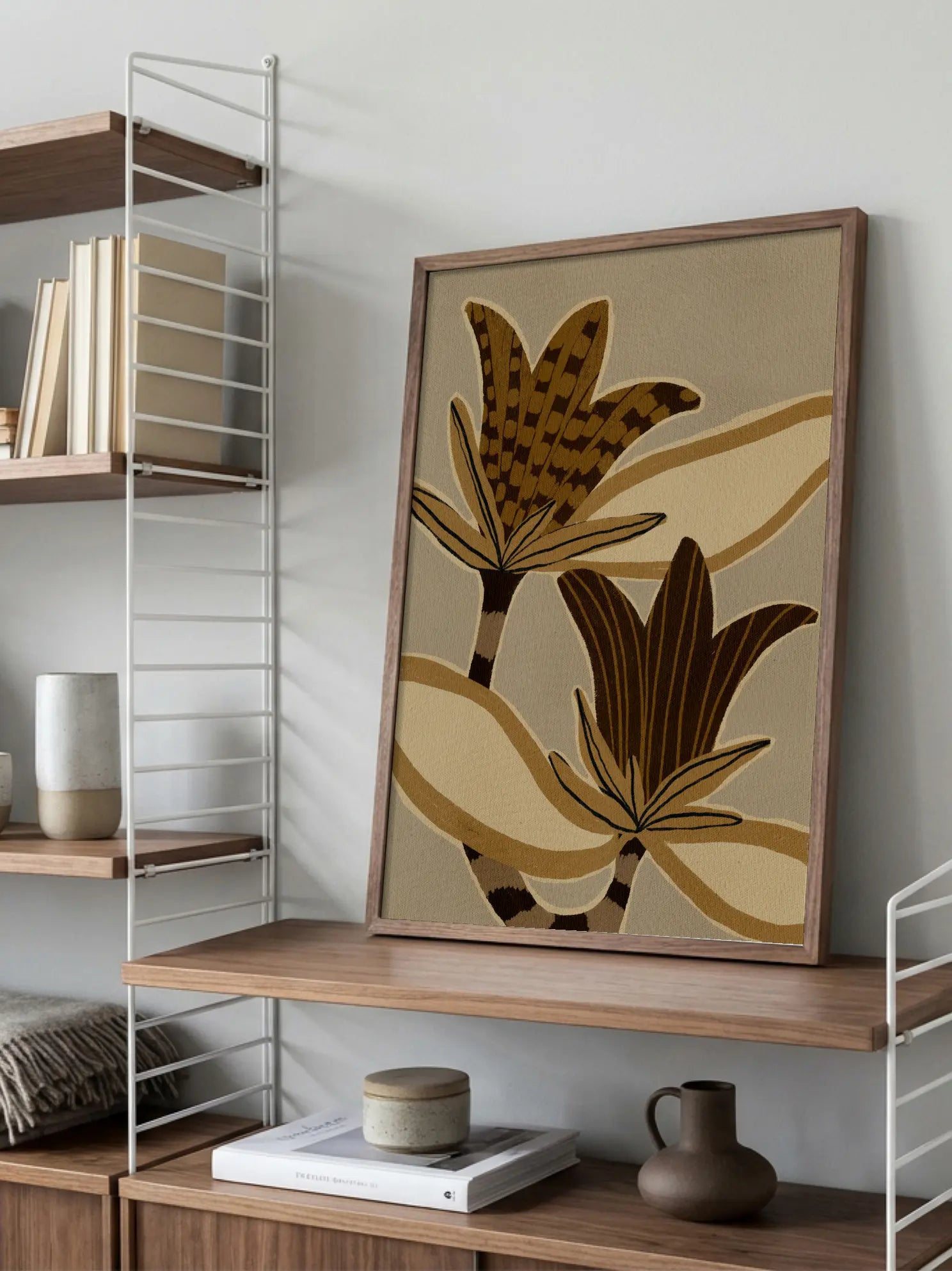 Abstract Botanical No1 Poster