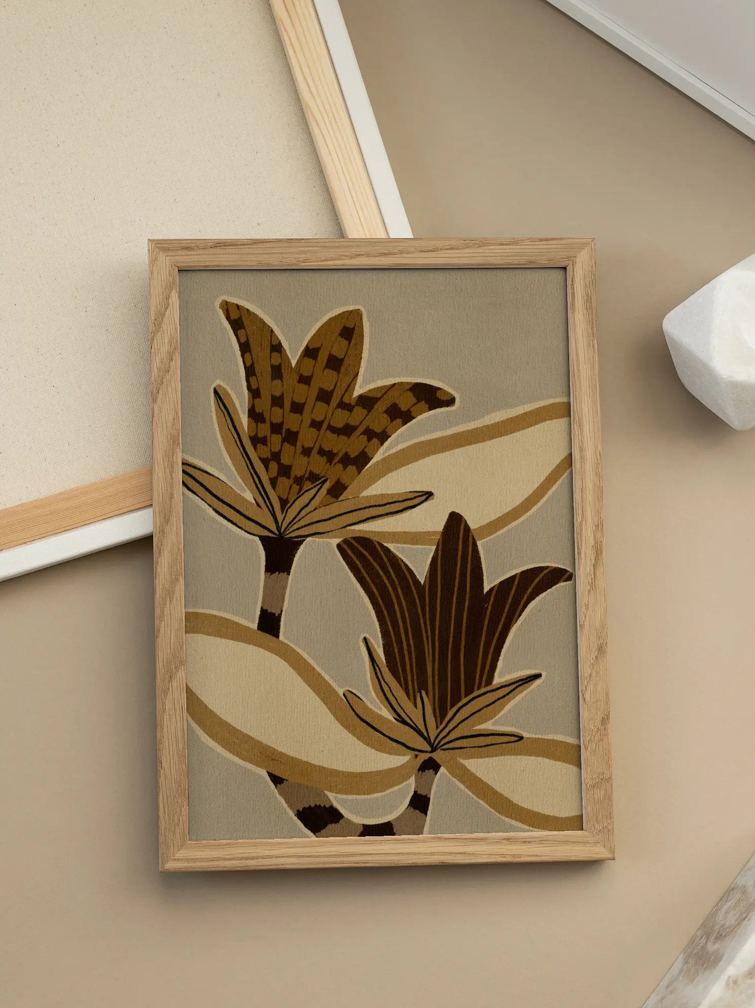 Abstract Botanical No1 Poster