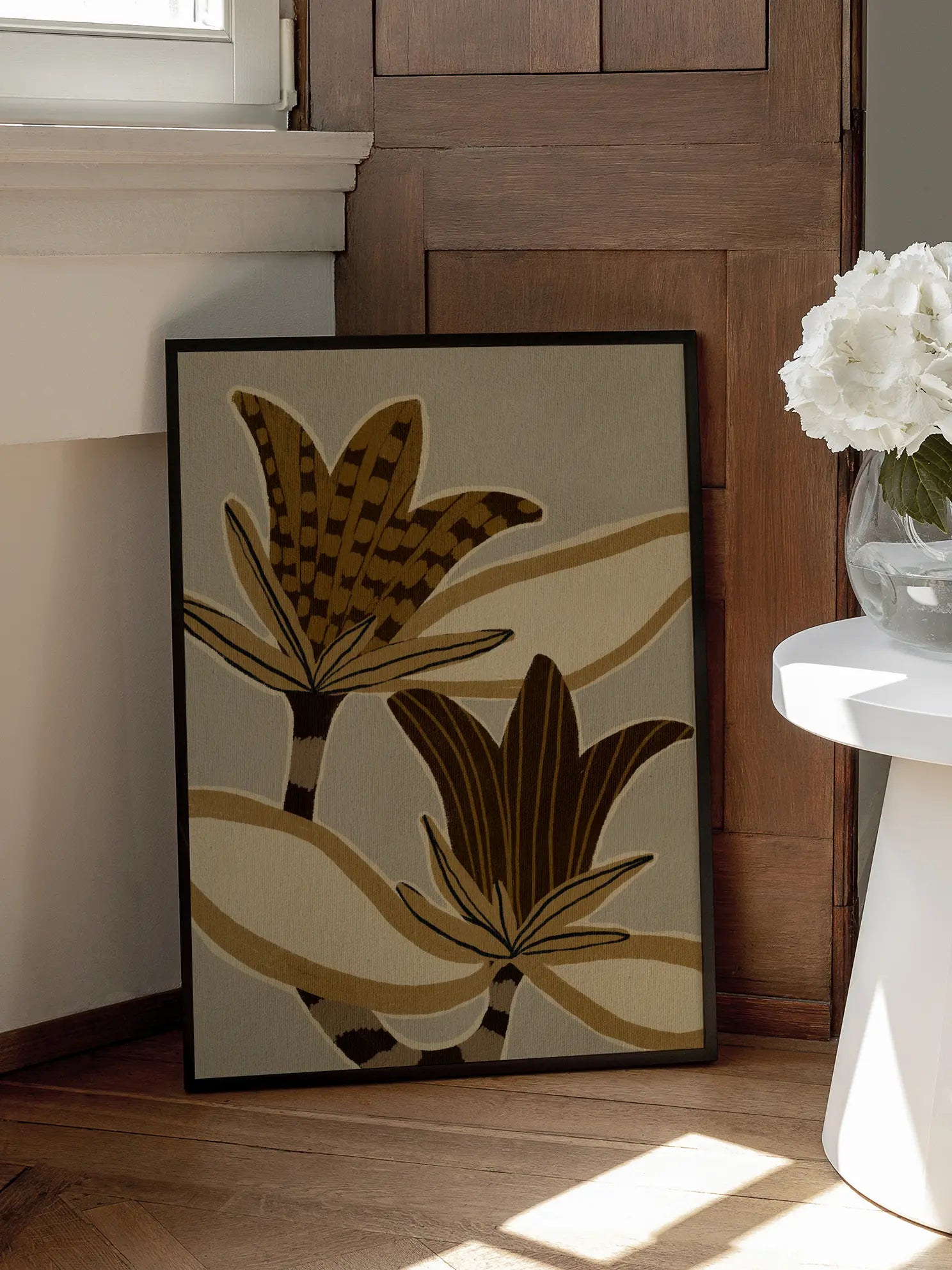 Abstract Botanical No1 Poster