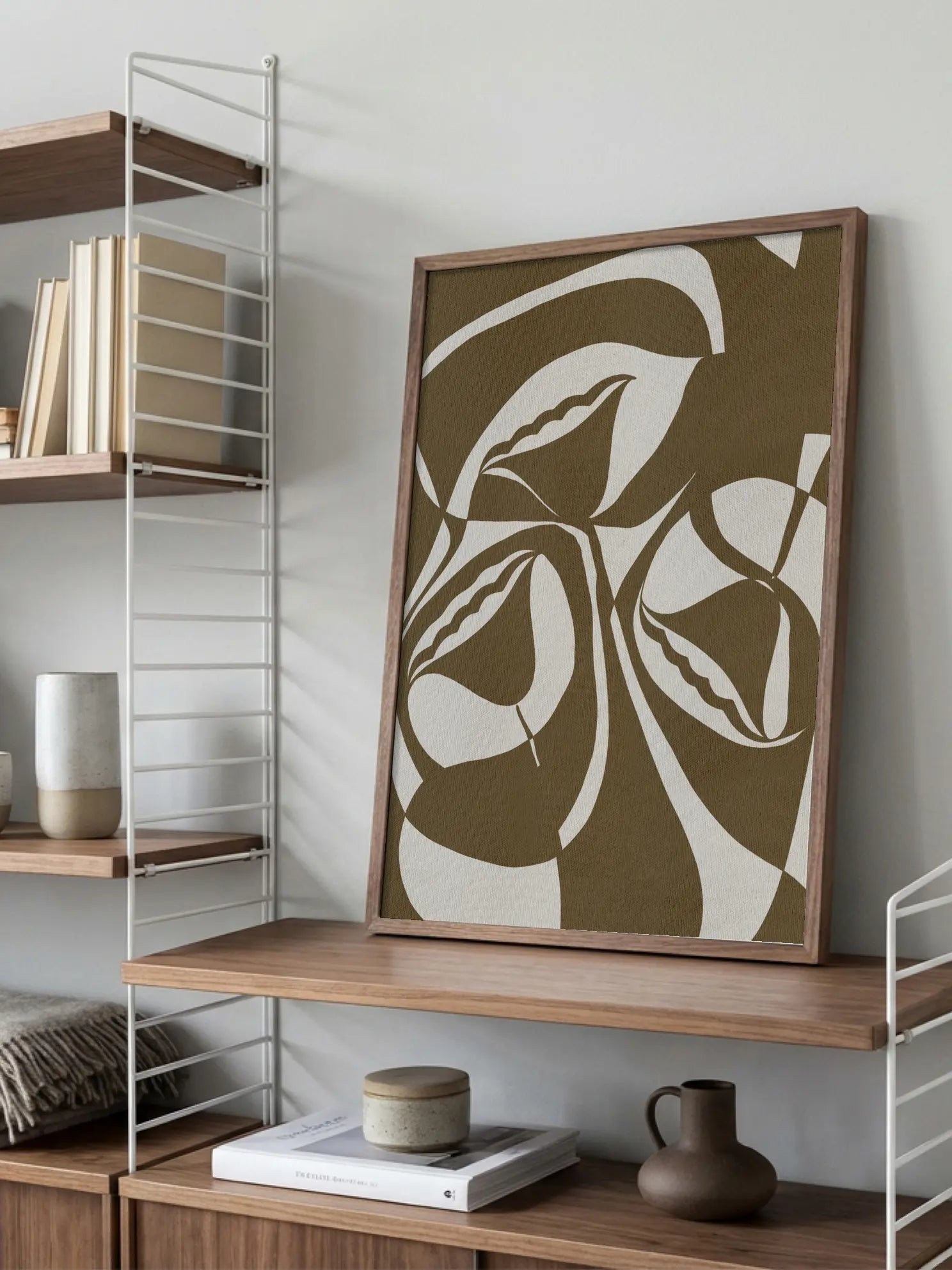 Abstract Botanical No2 Poster