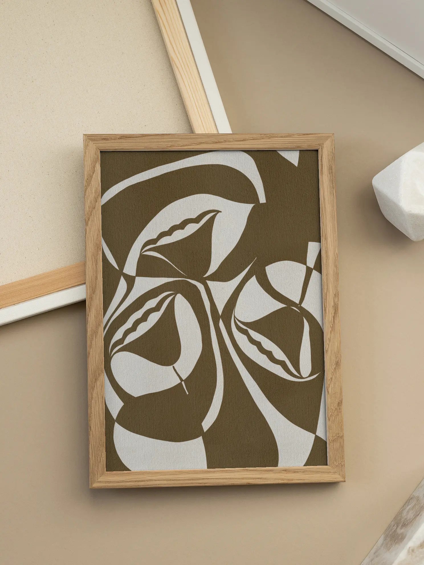 Abstract Botanical No2 Poster
