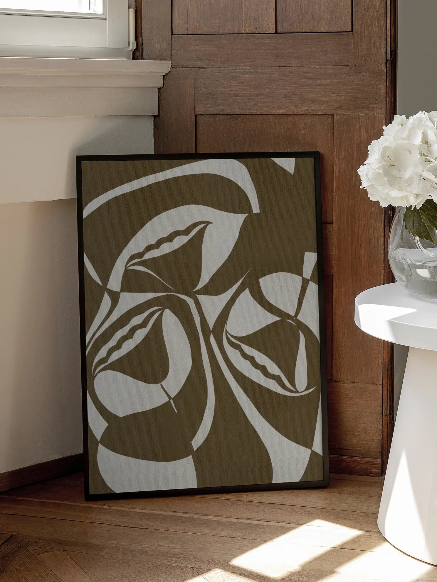Abstract Botanical No2 Poster