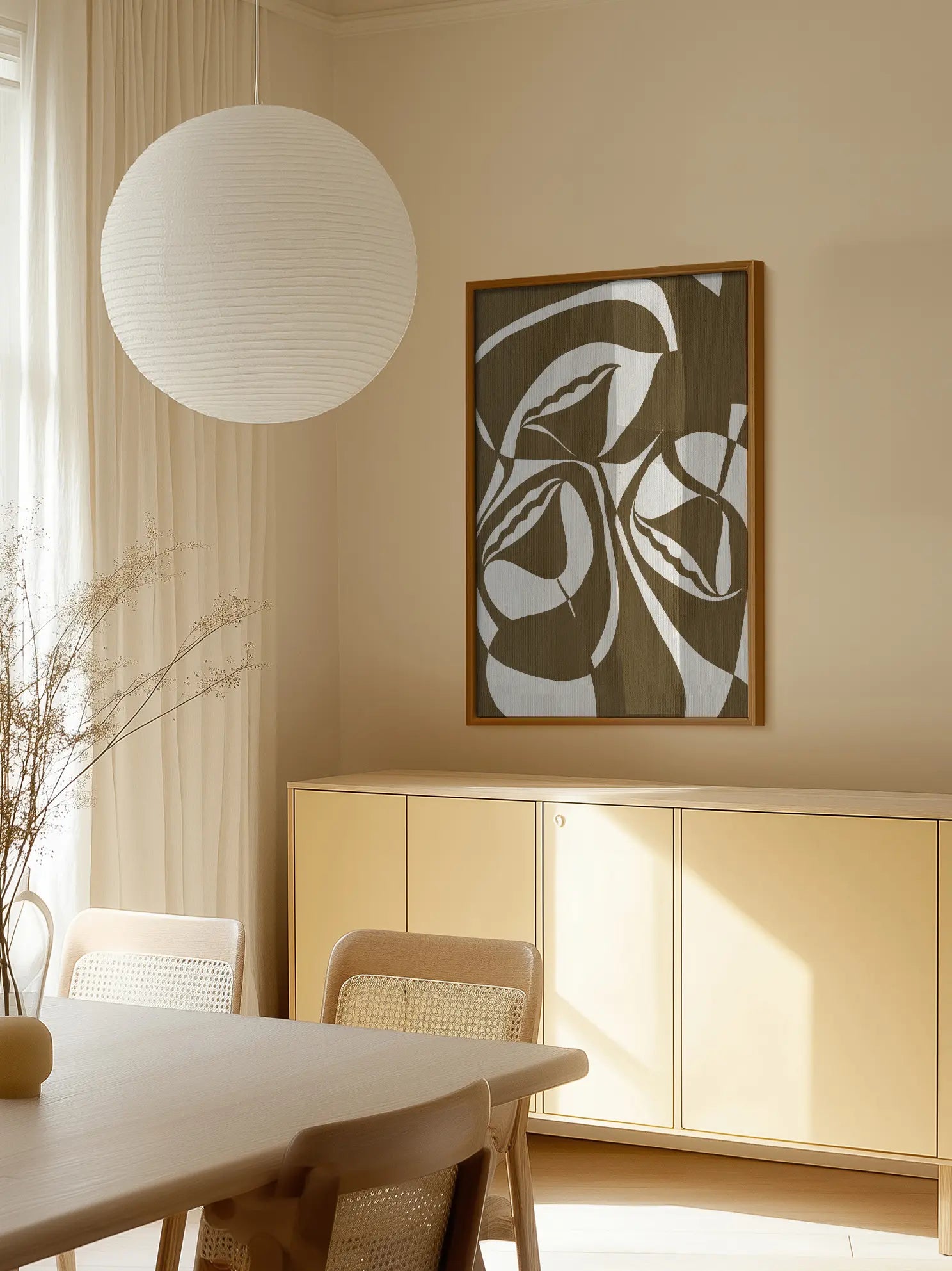 Abstract Botanical No2 Poster