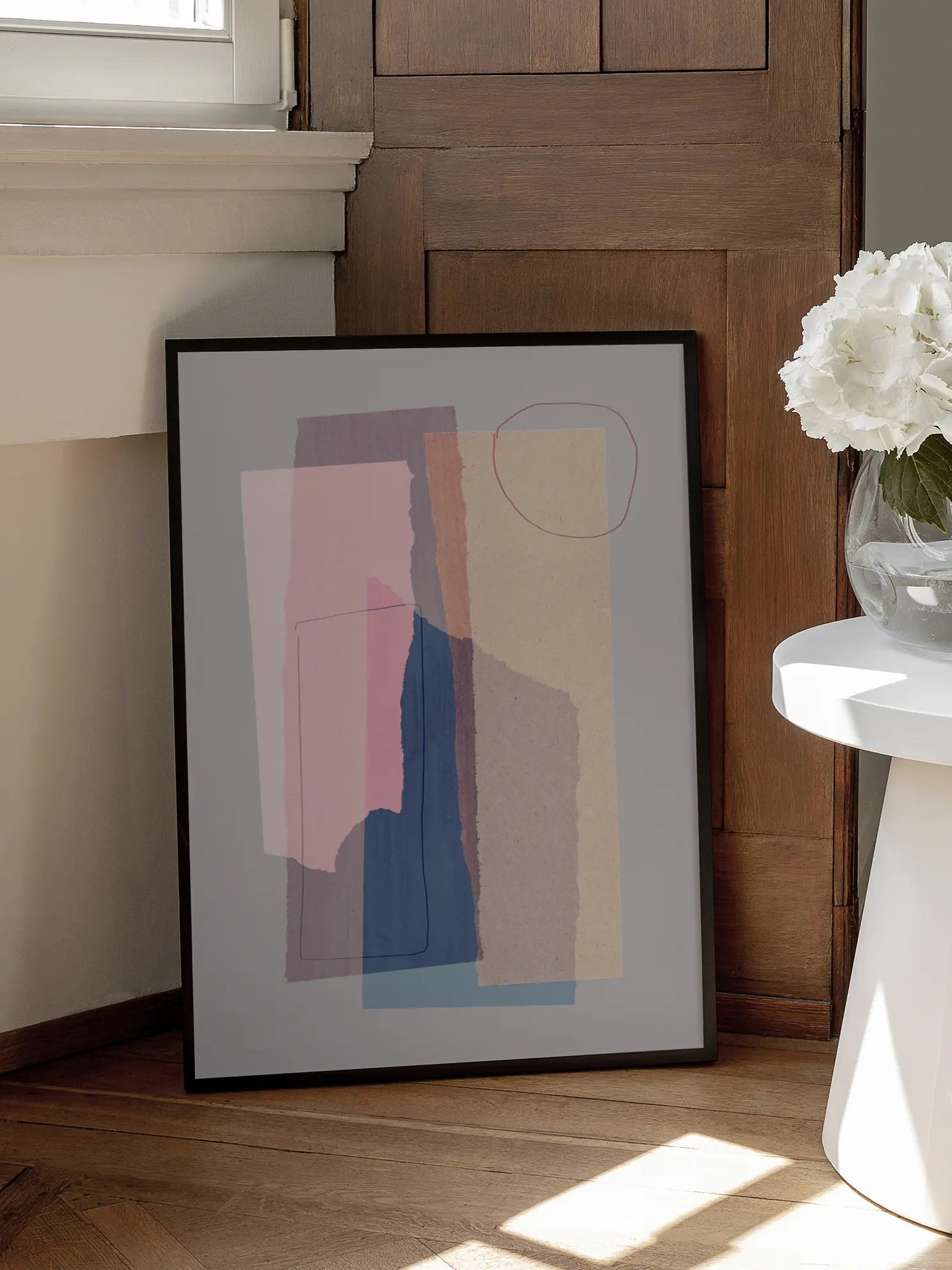 Abstract Color Blocks Poster