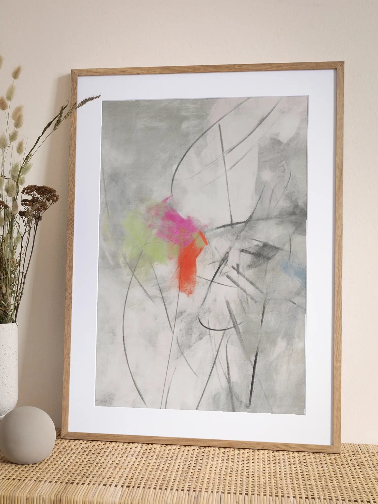 Abstract Color Splash Poster