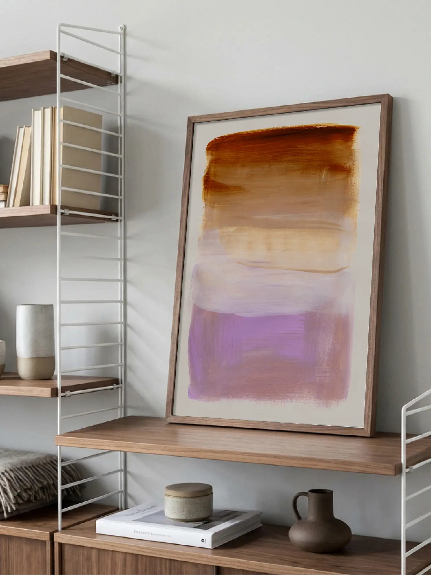 Abstract Color Strokes Poster