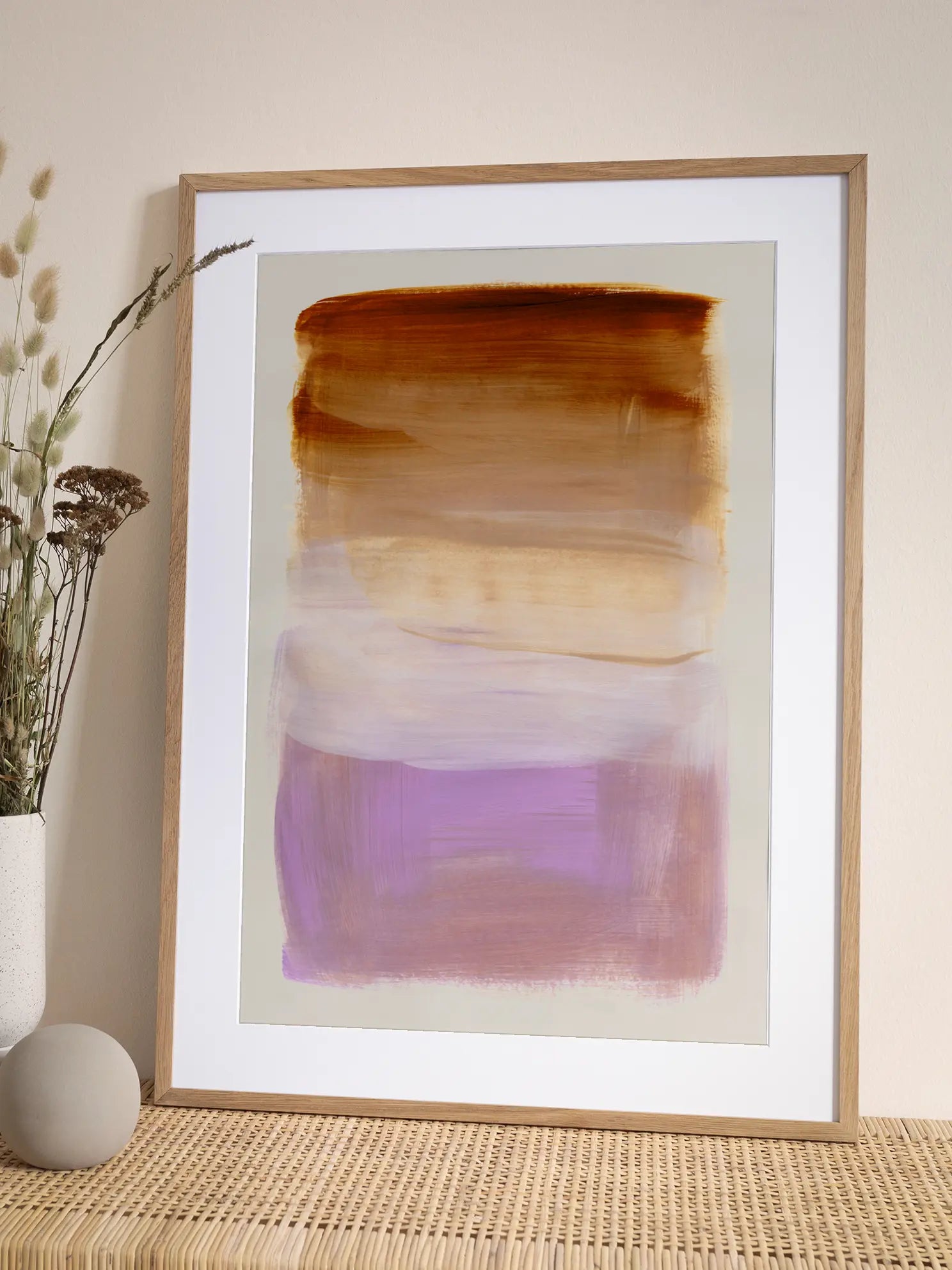 Abstract Color Strokes Poster