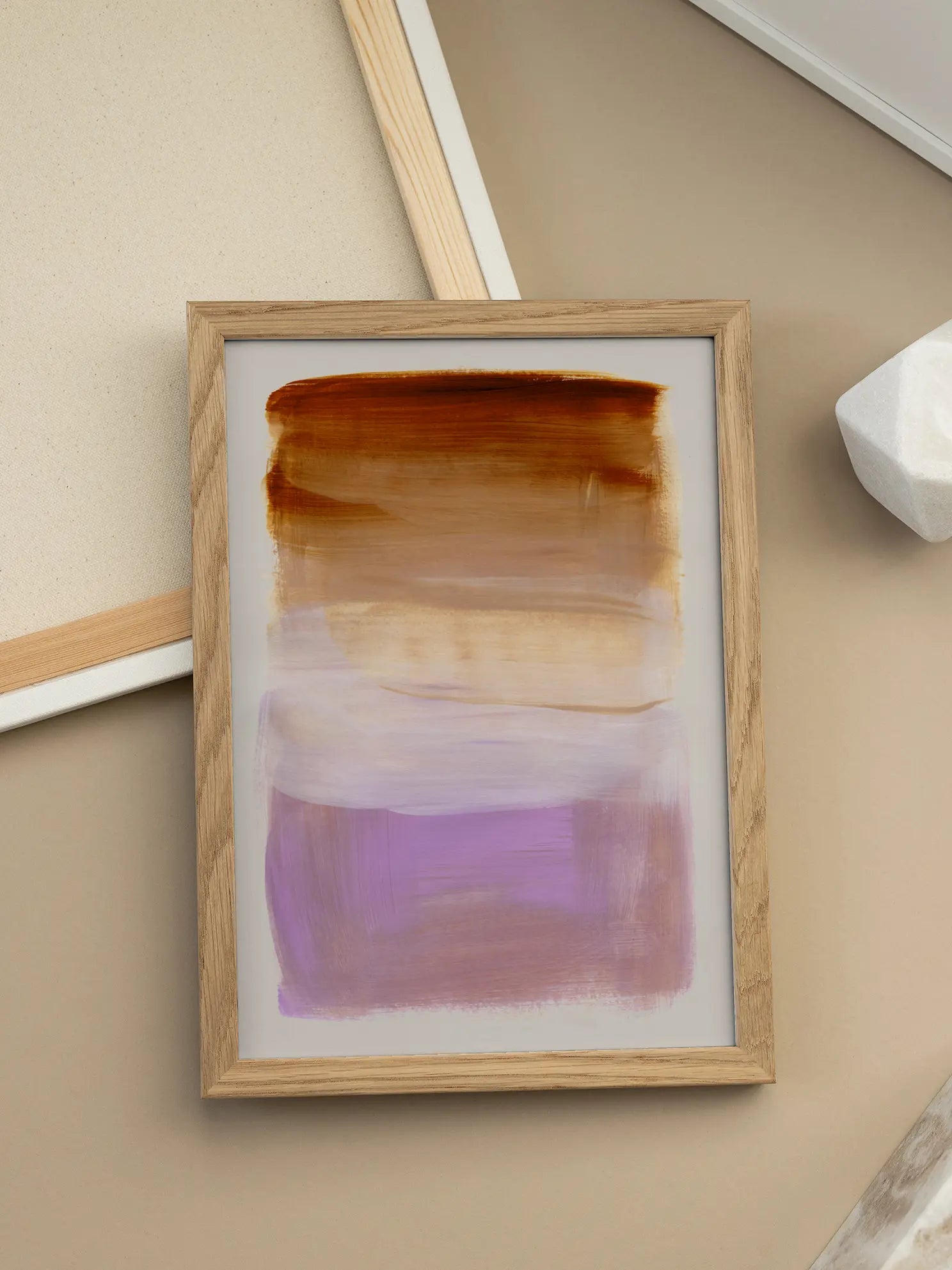 Abstract Color Strokes Poster