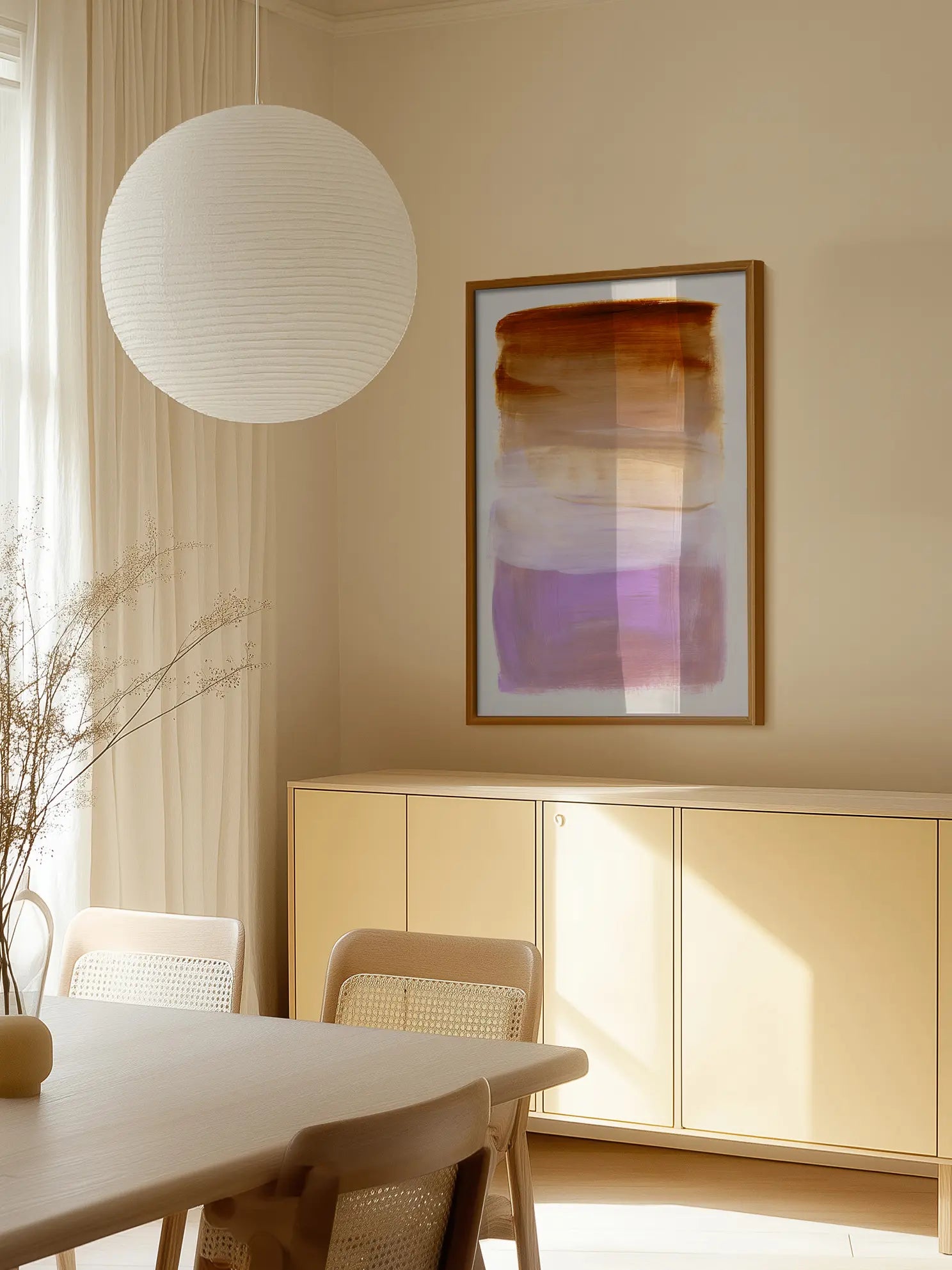 Abstract Color Strokes Poster