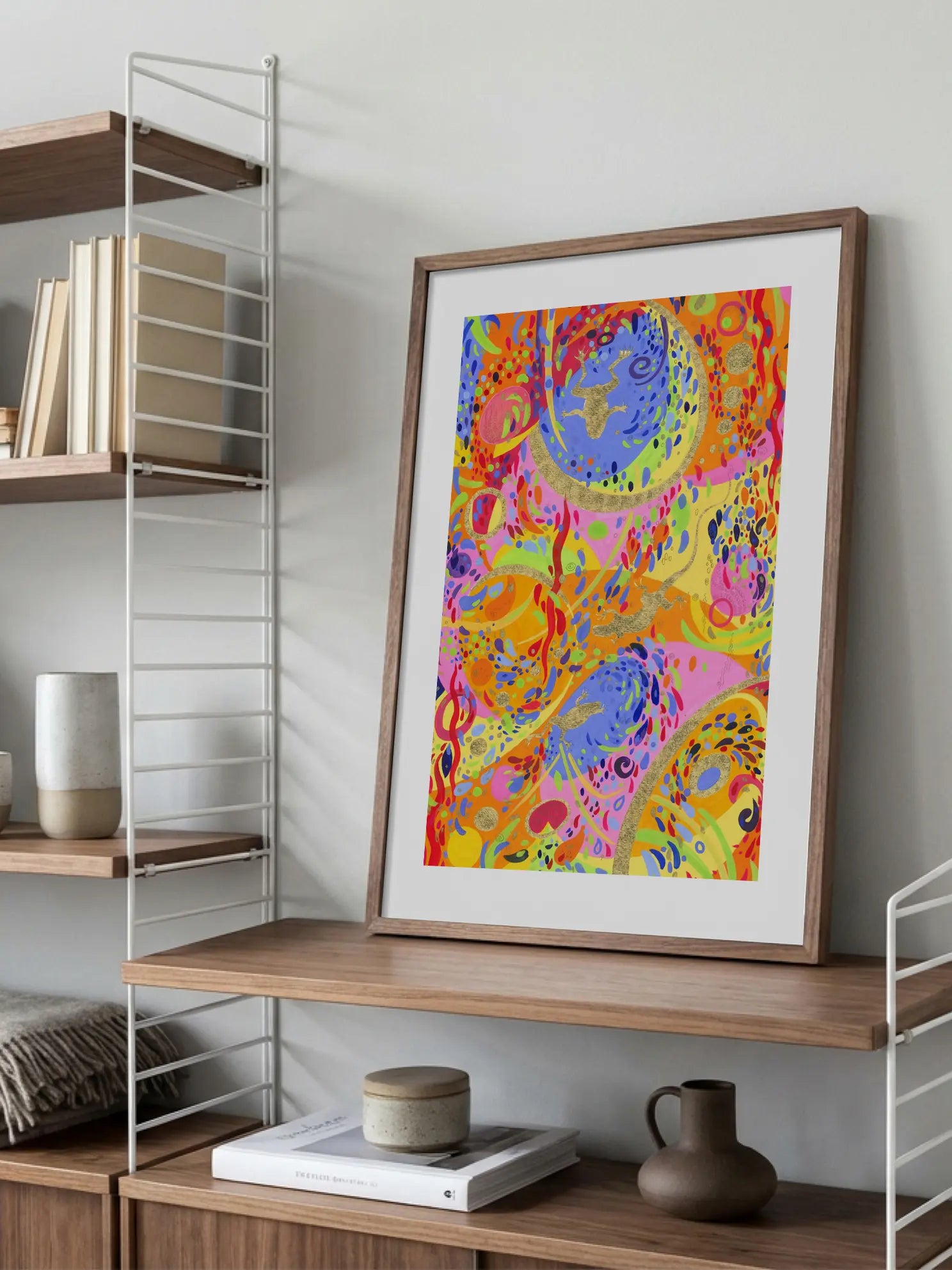 Abstract Colorful Painting No2 Poster