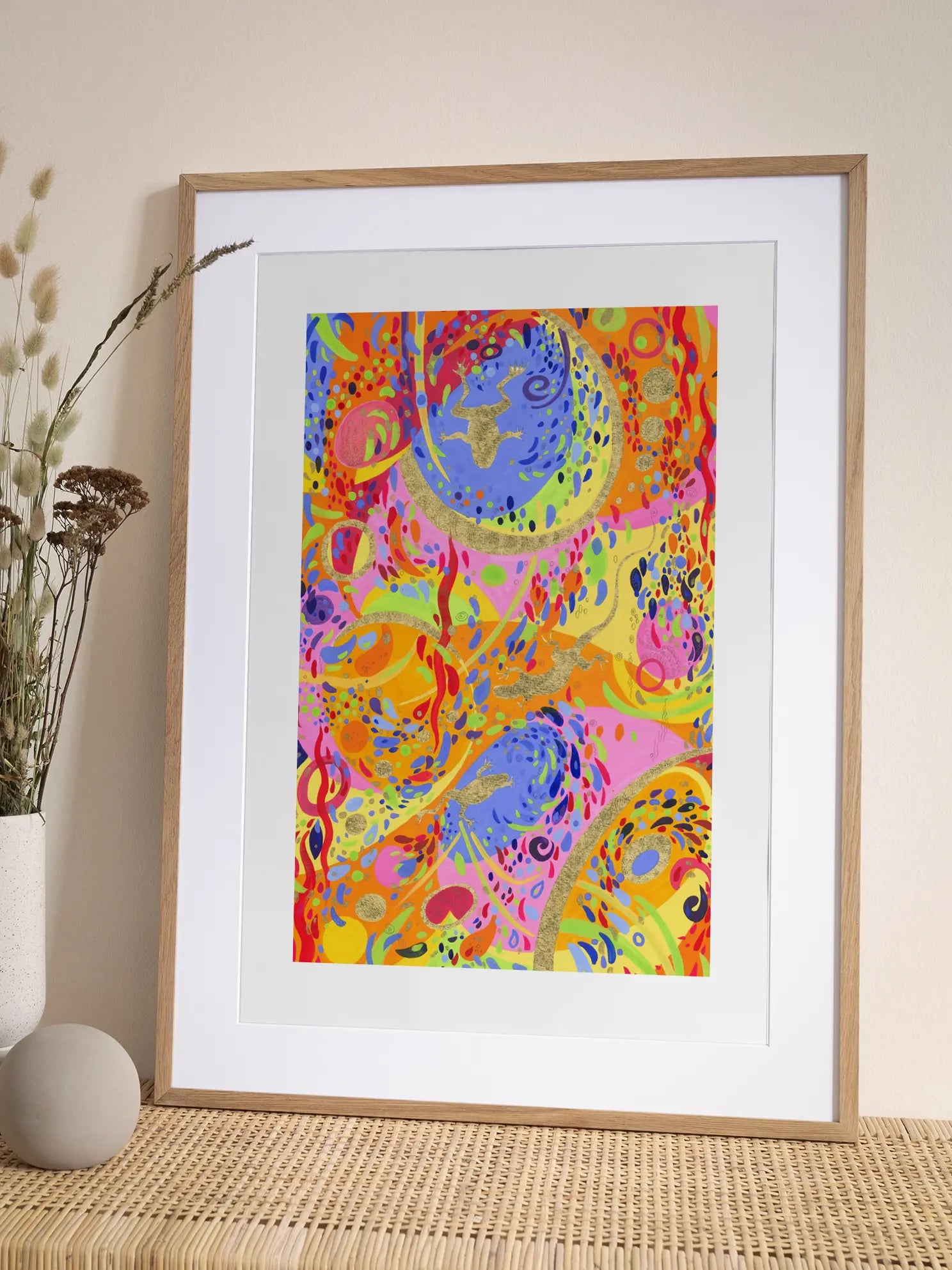 Abstract Colorful Painting No2 Poster