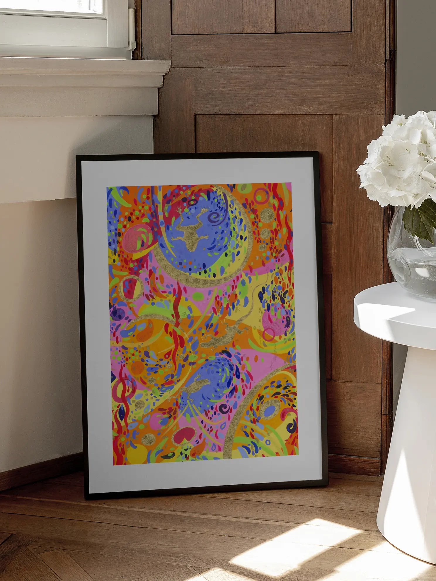 Abstract Colorful Painting No2 Poster