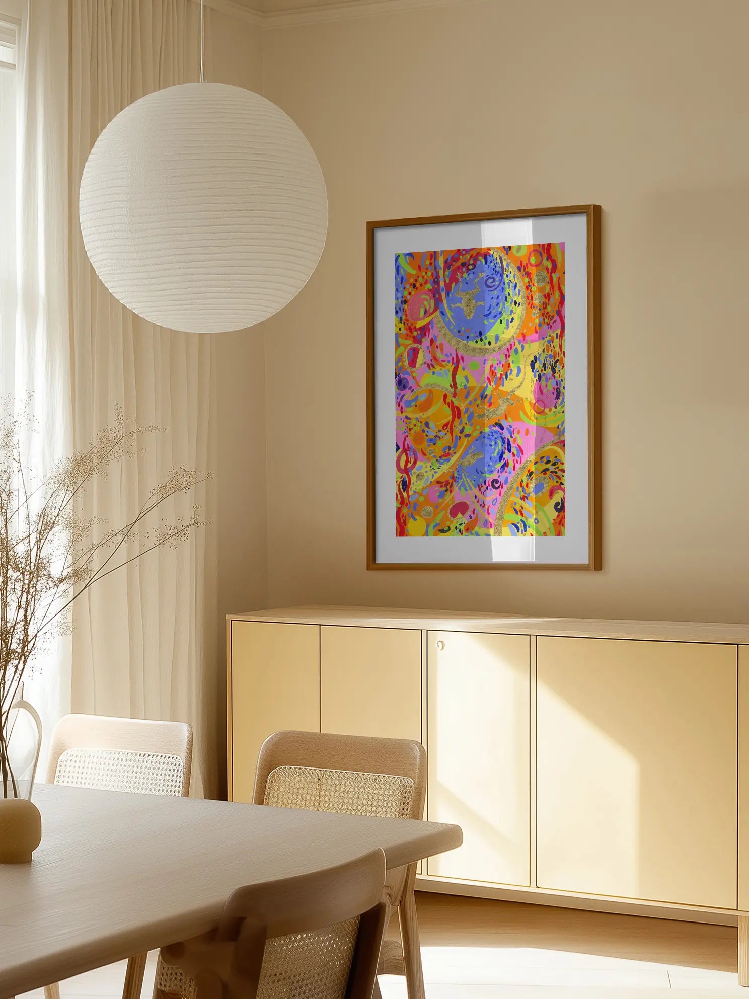 Abstract Colorful Painting No2 Poster