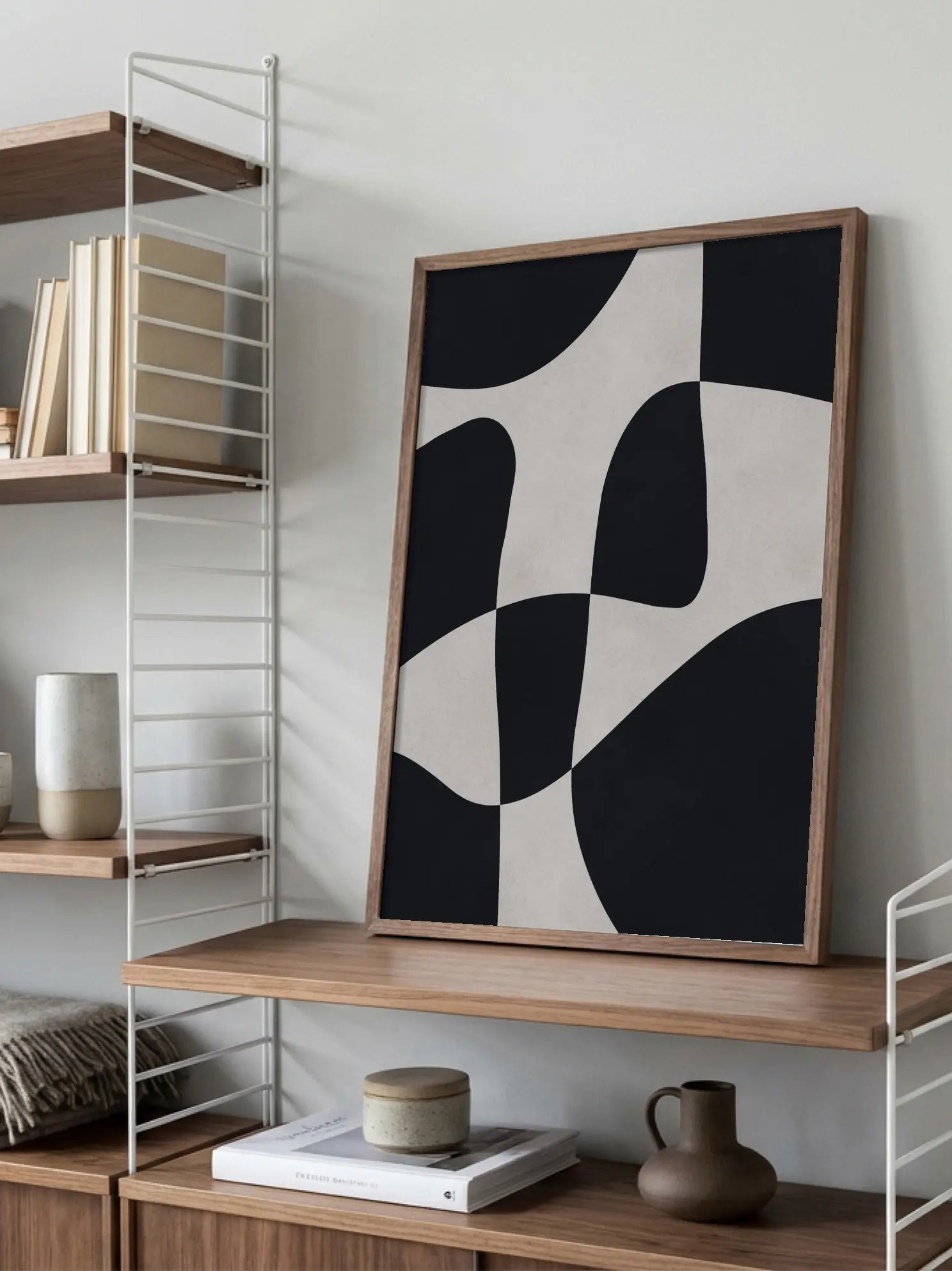 Abstract Curves Poster