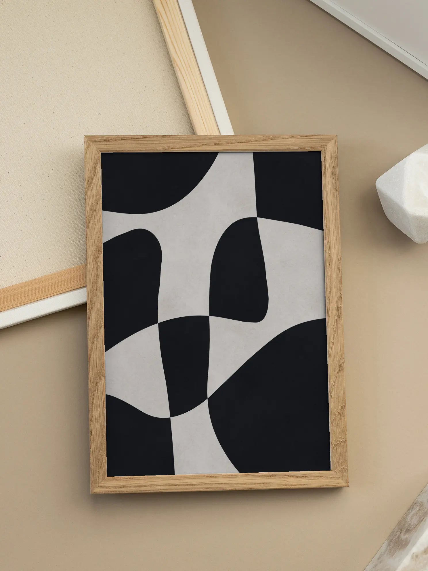 Abstract Curves Poster