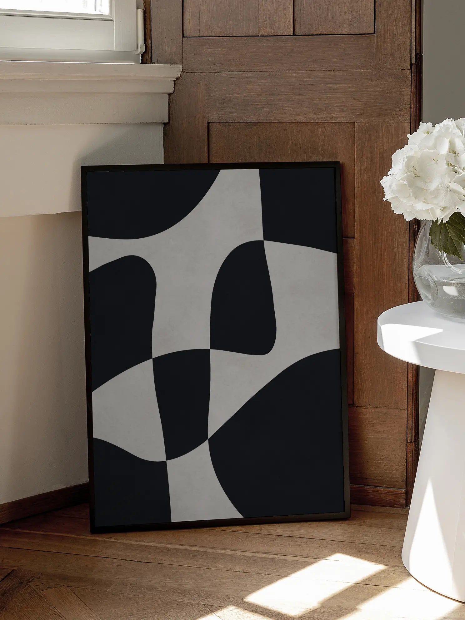 Abstract Curves Poster