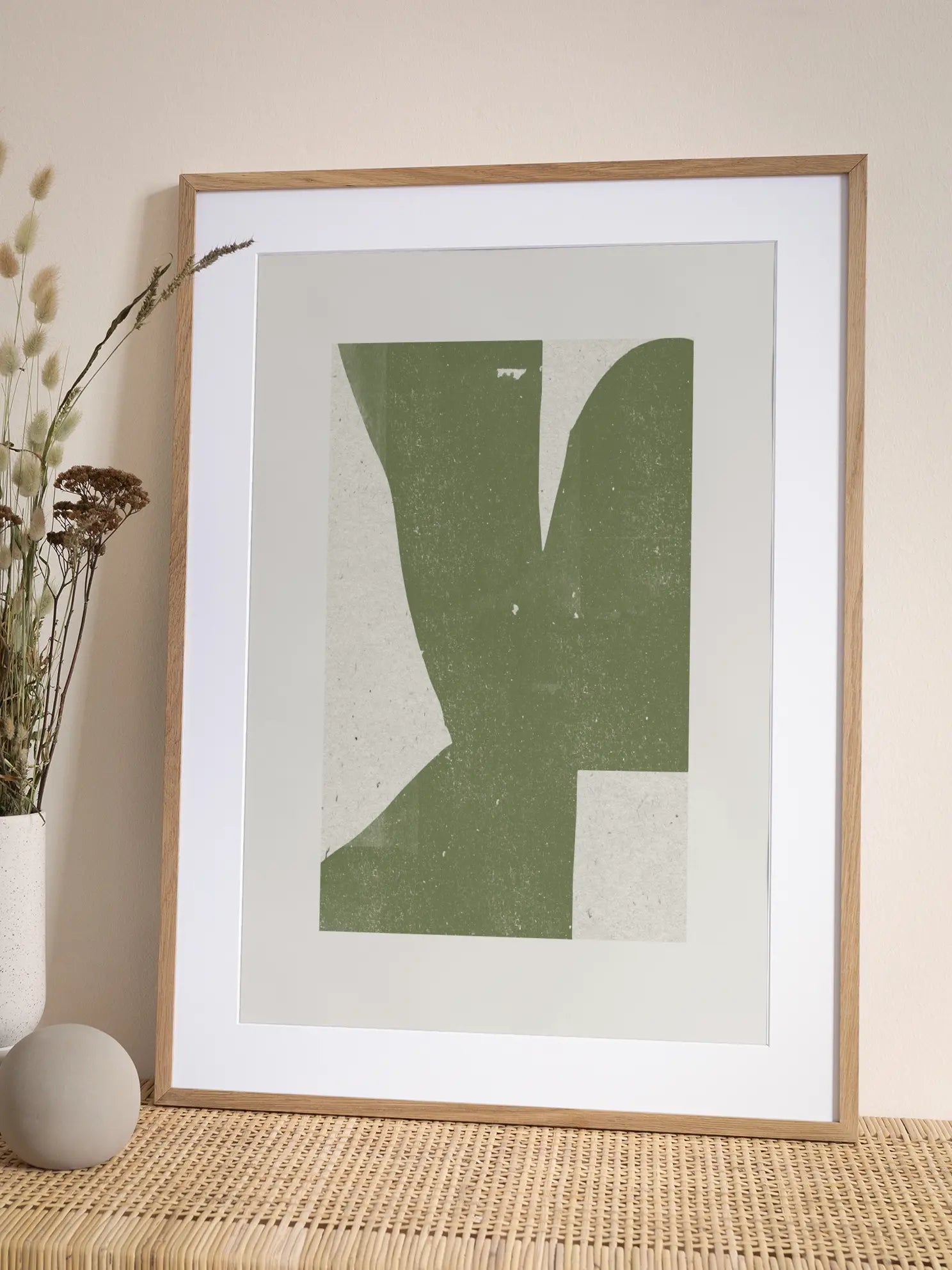 Abstract Cut Poster