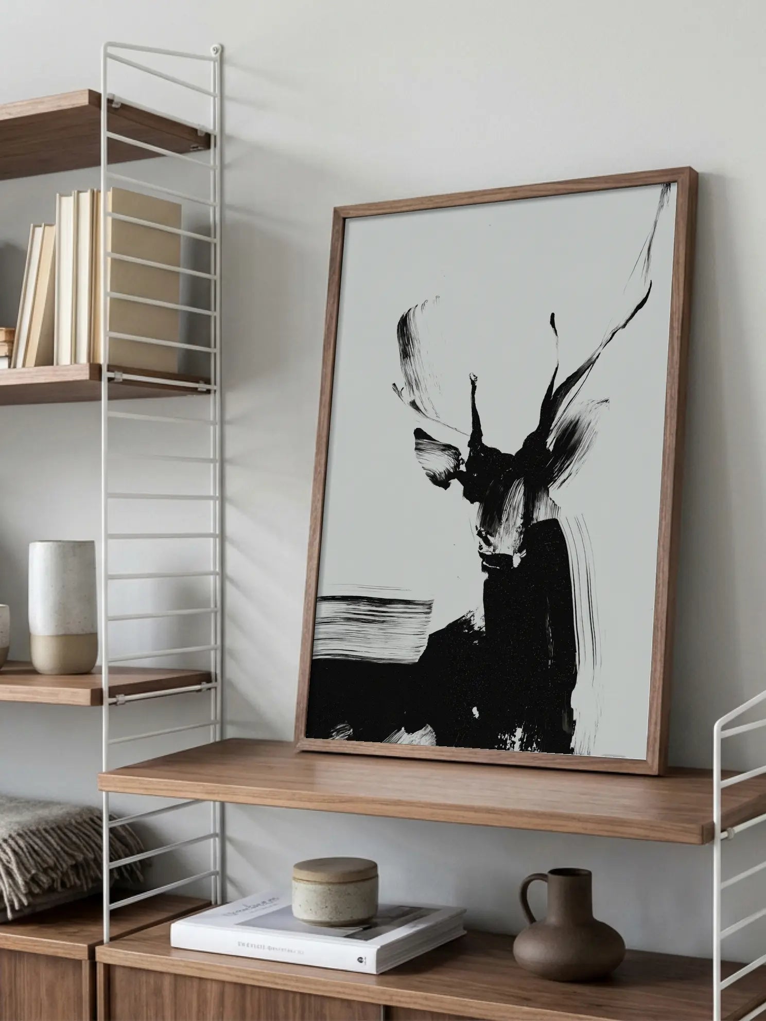 Abstract Deer No1 Poster