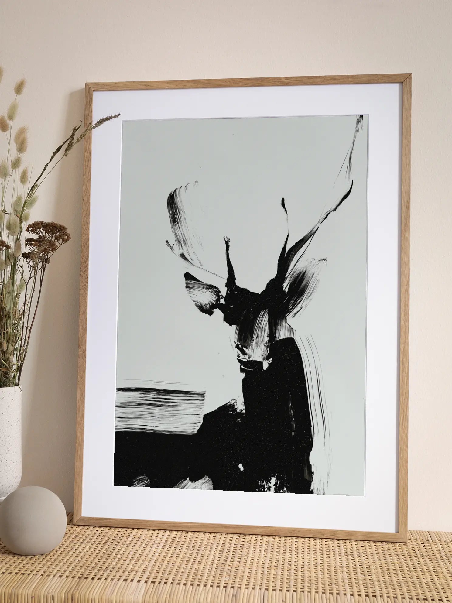 Abstract Deer No1 Poster