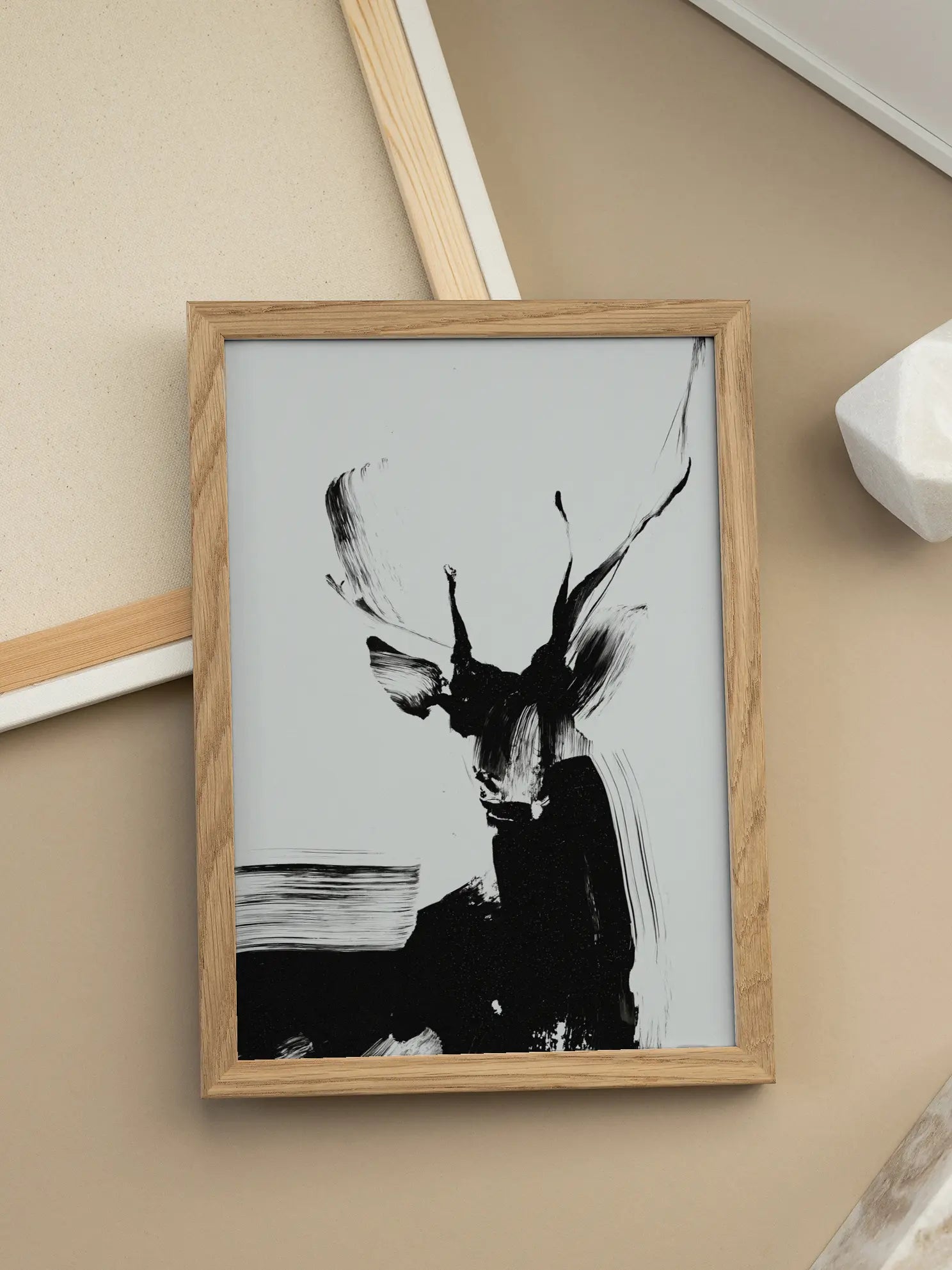 Abstract Deer No1 Poster