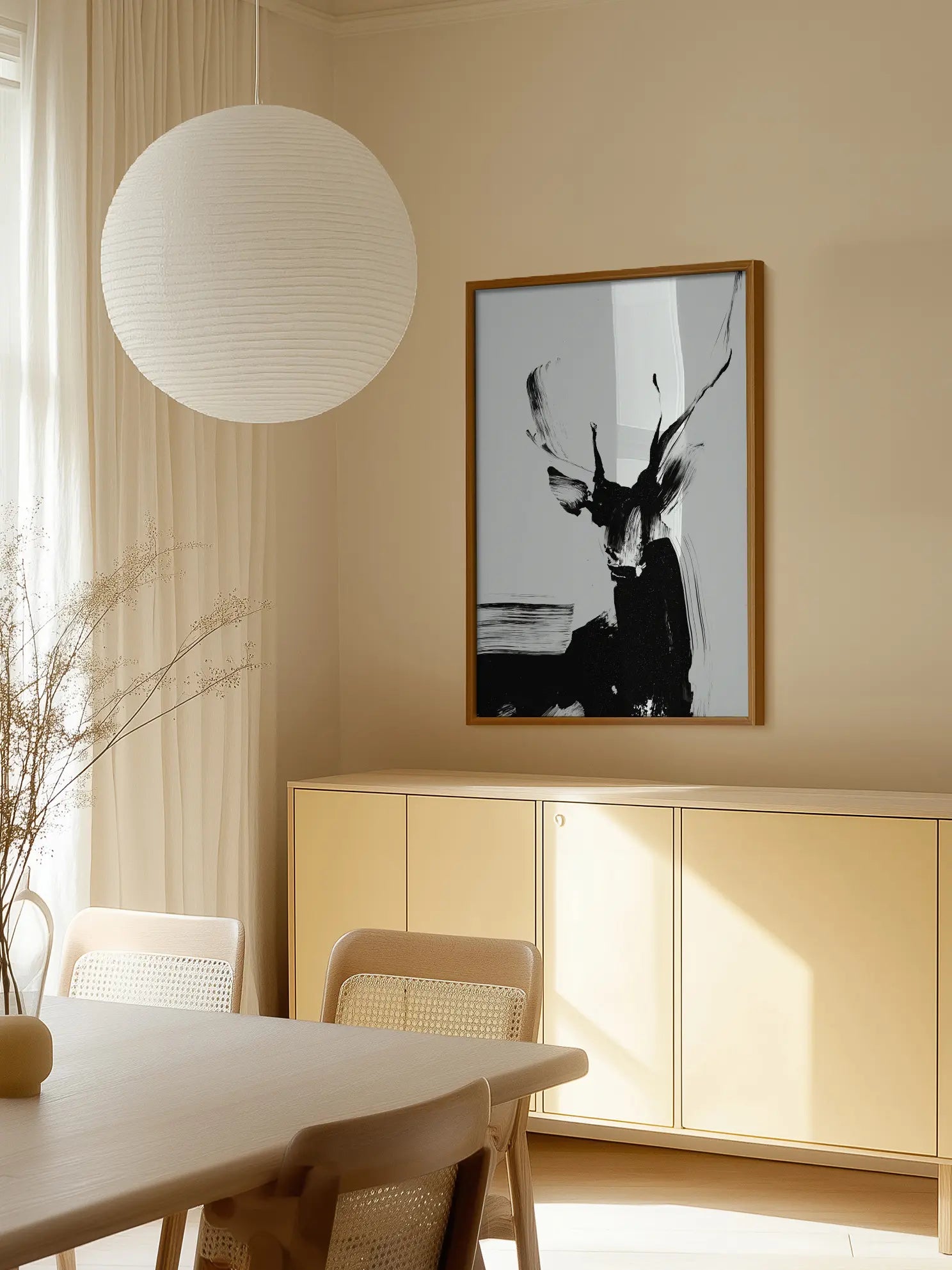 Abstract Deer No1 Poster