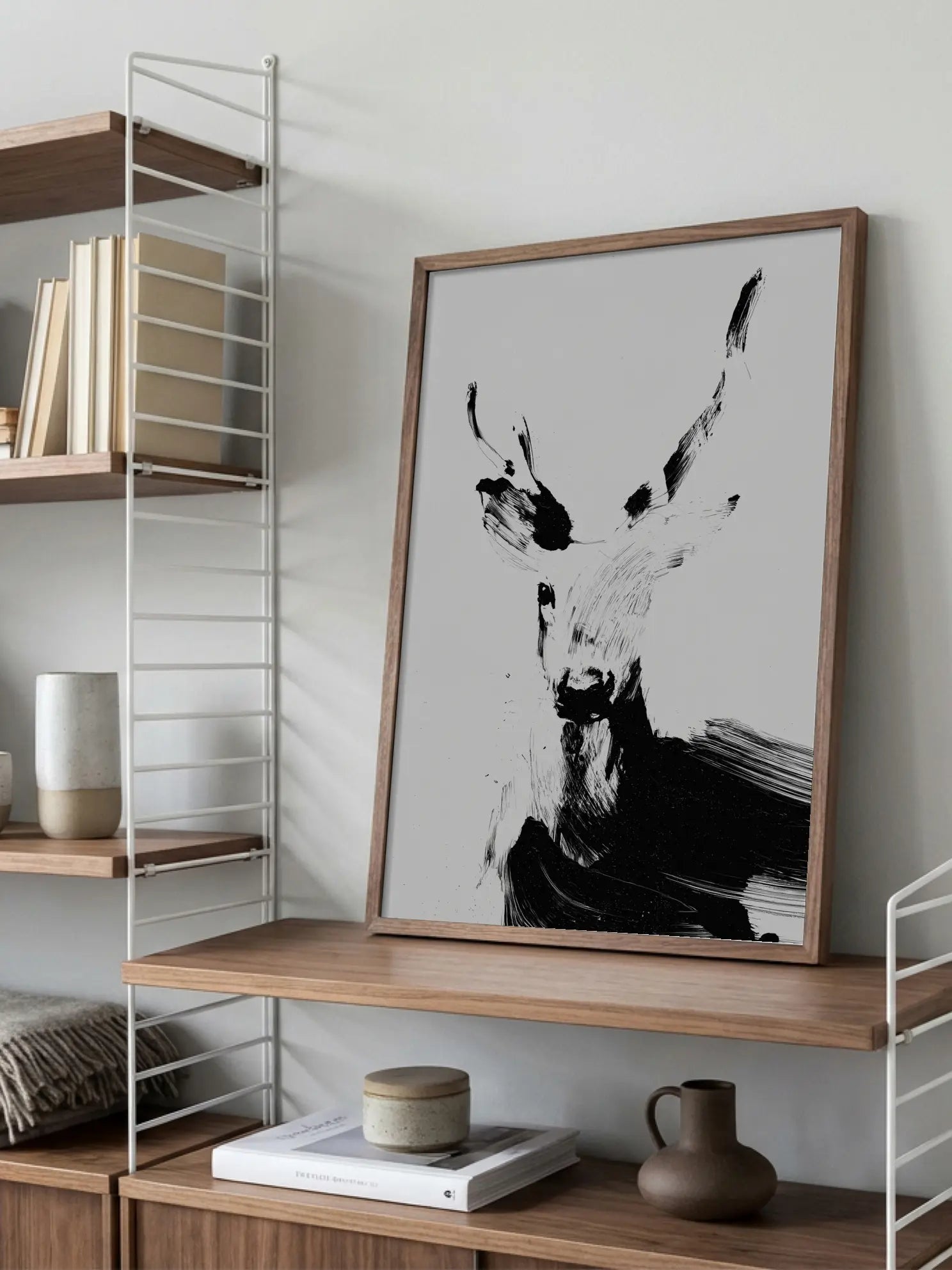 Abstract Deer No2 Poster
