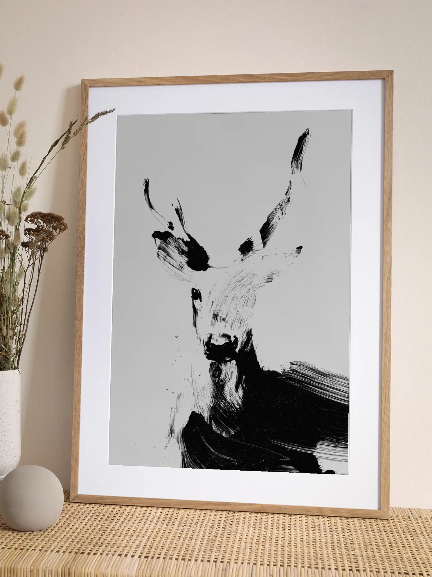Abstract Deer No2 Poster