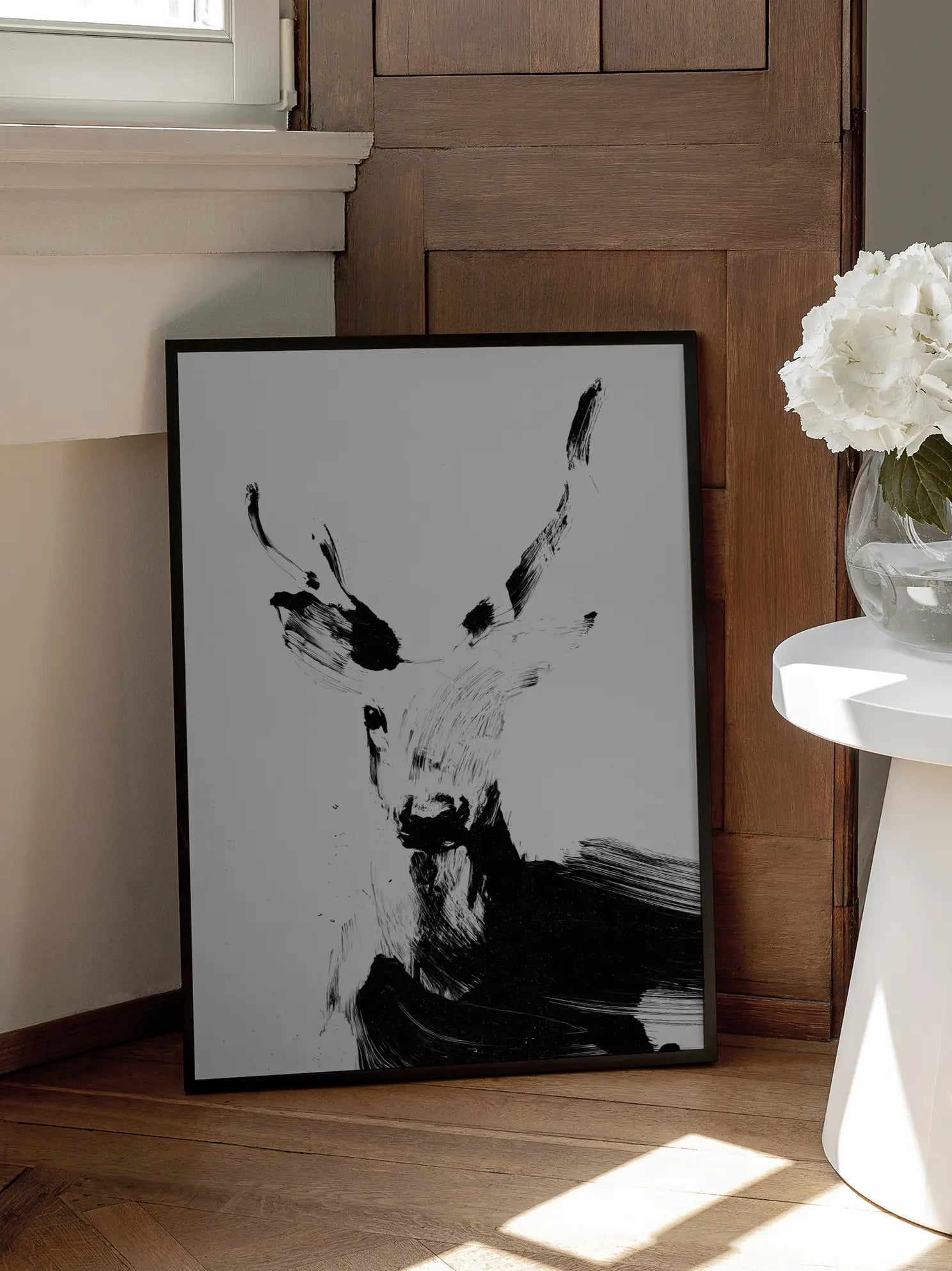 Abstract Deer No2 Poster