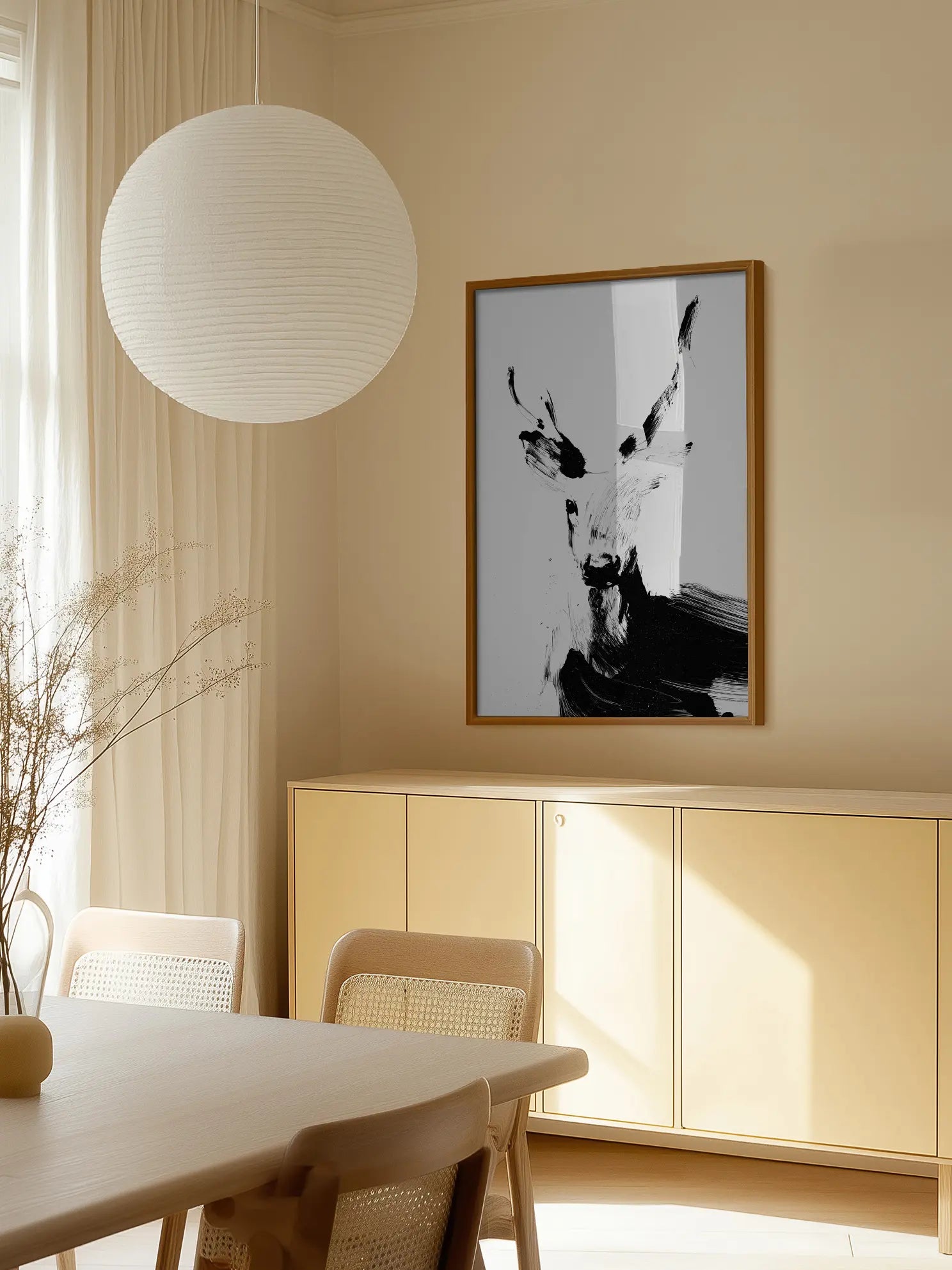 Abstract Deer No2 Poster