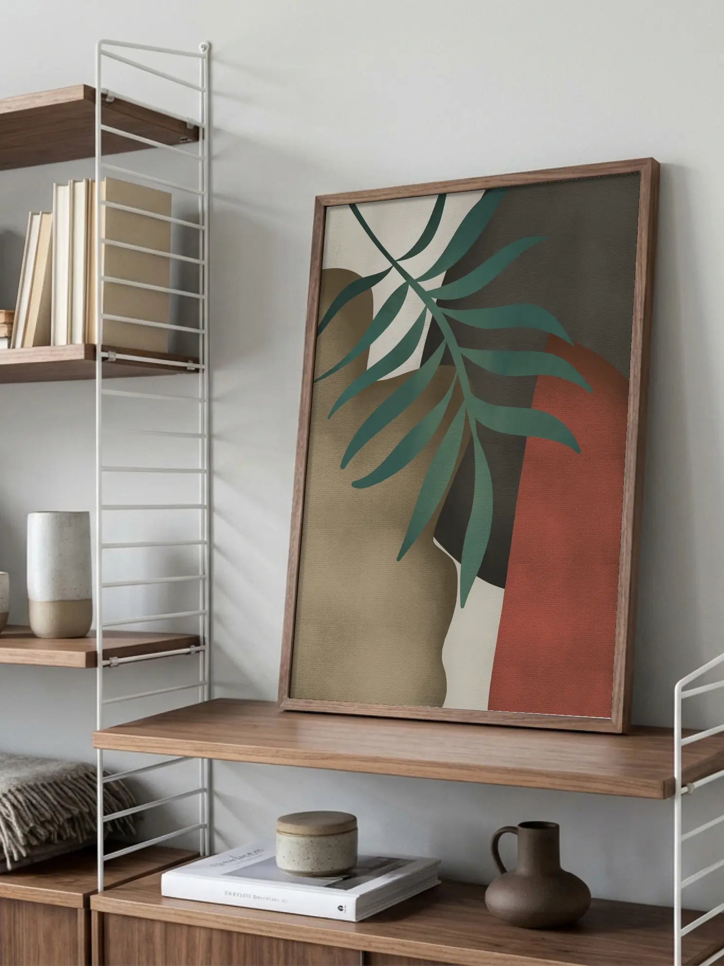 Abstract Earthy Tones No2 Poster