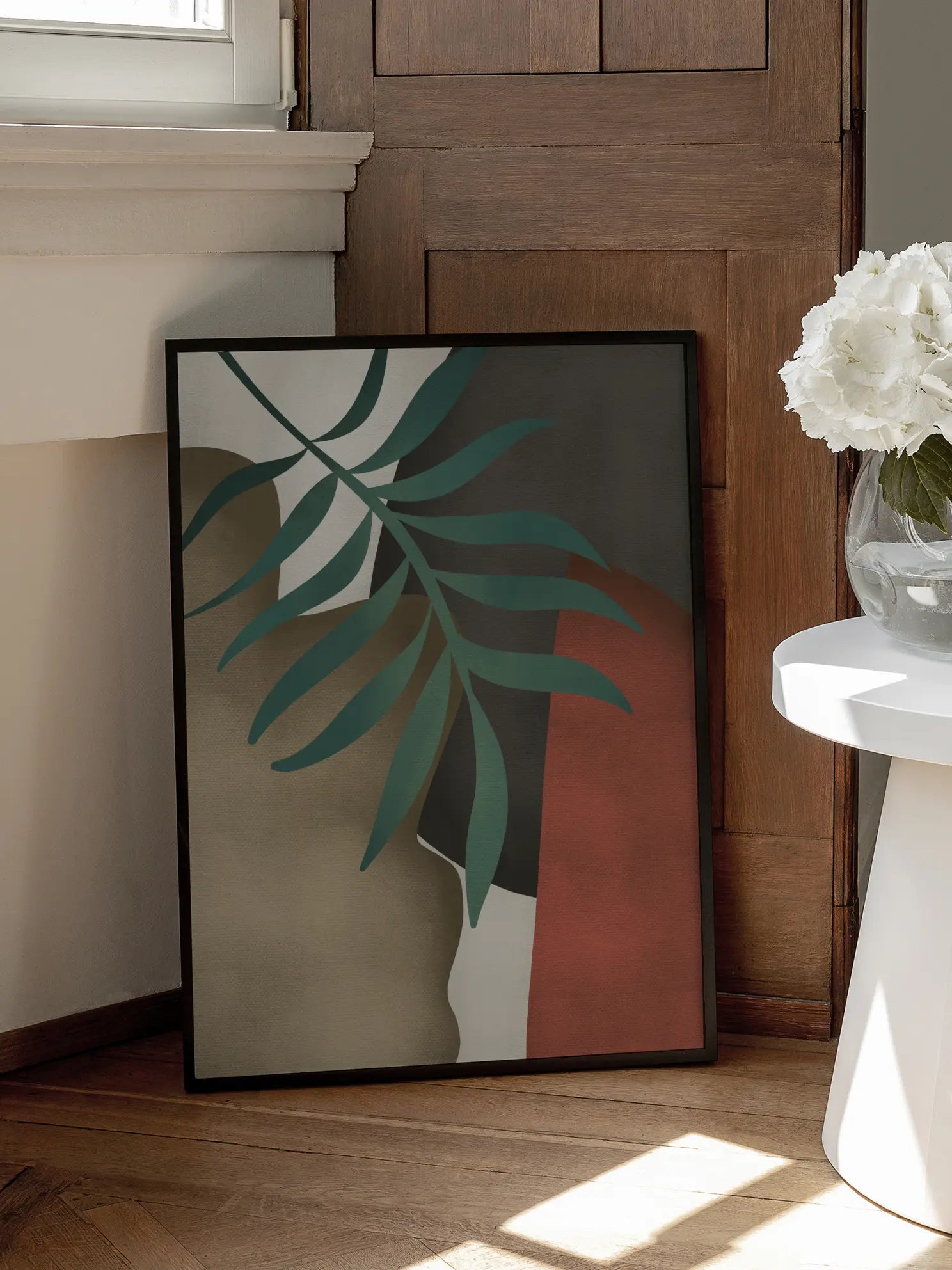 Abstract Earthy Tones No2 Poster