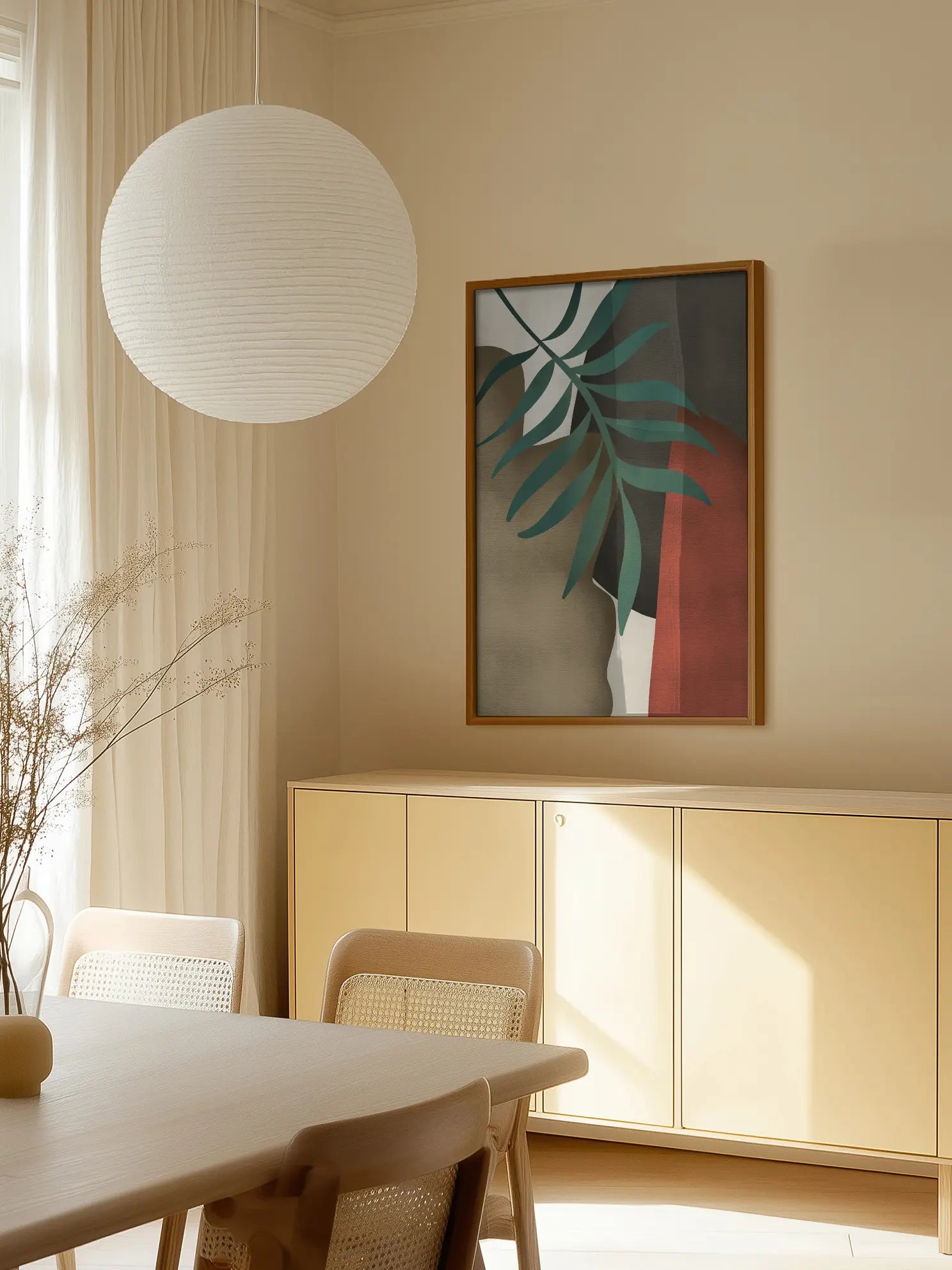 Abstract Earthy Tones No2 Poster