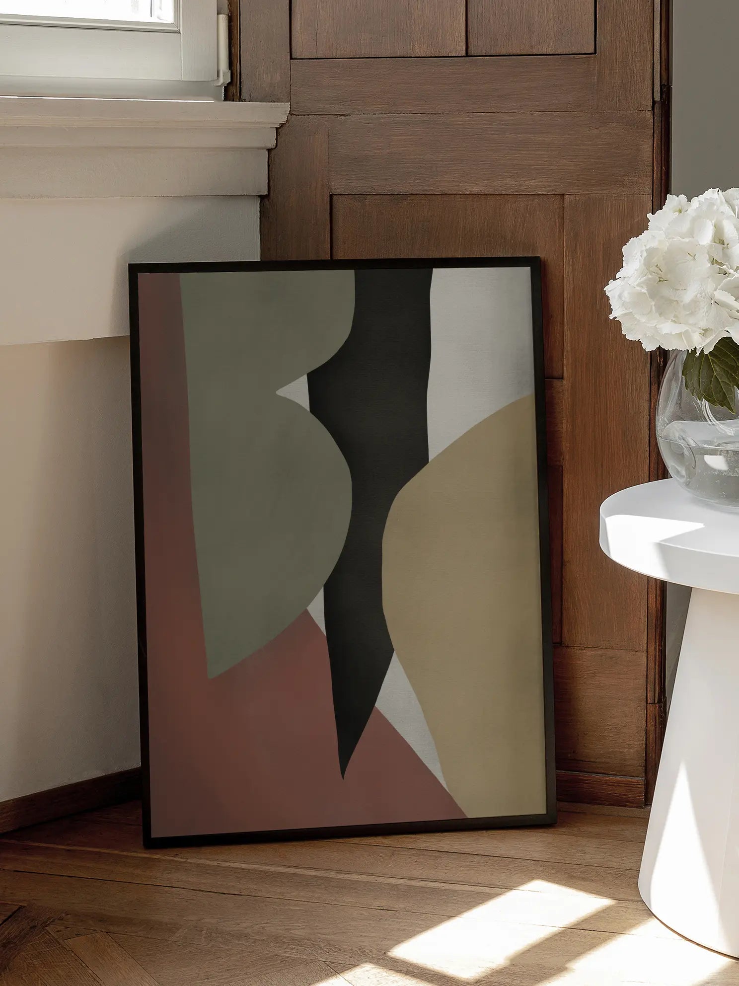 Abstract Earthy Tones No3 Poster